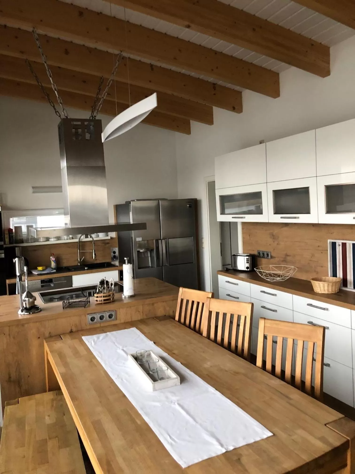 Kitchen or kitchenette in Schwimmende Häuser im BALTIC SEA RESORT