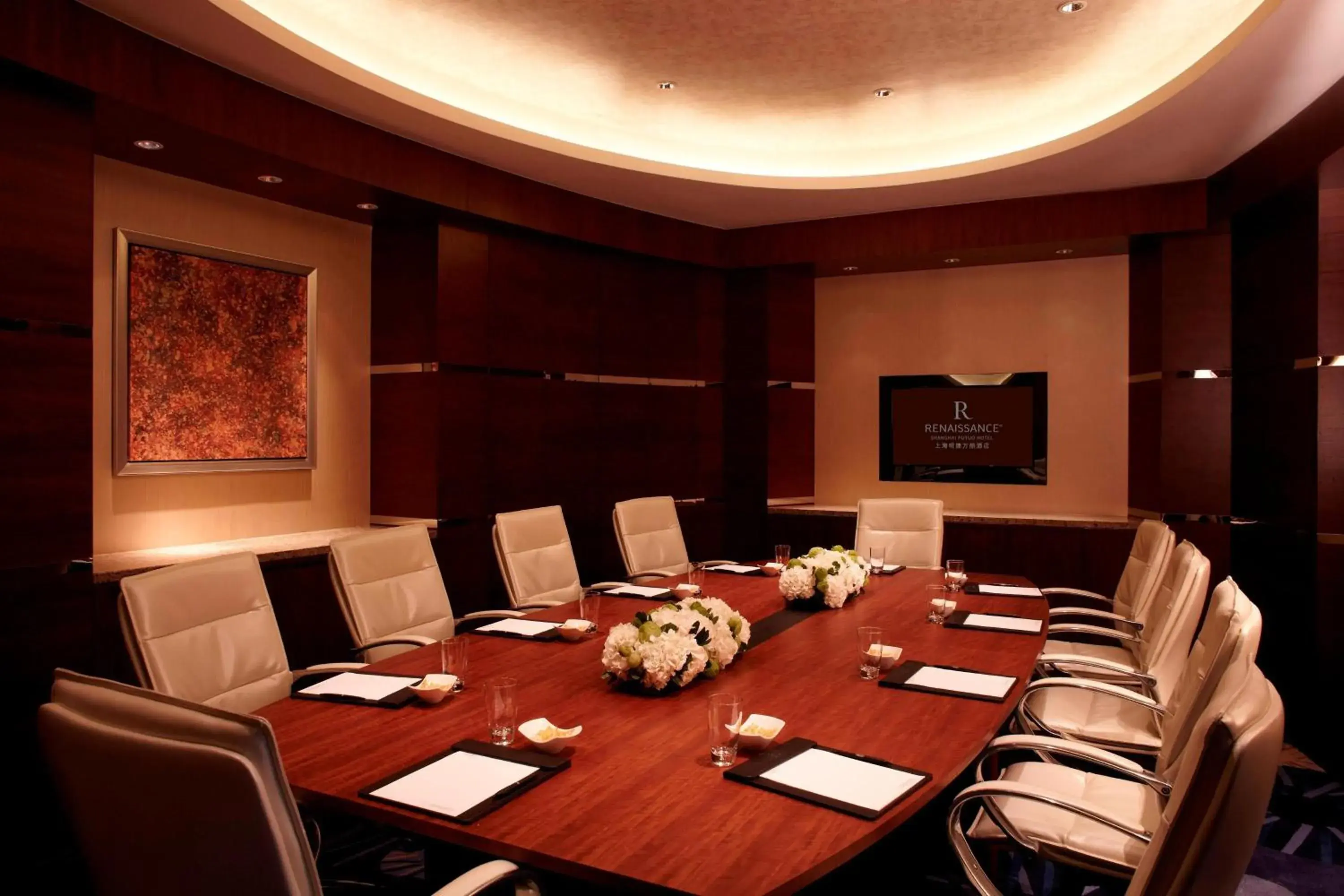 Meeting/conference room in Renaissance Shanghai Putuo Hotel