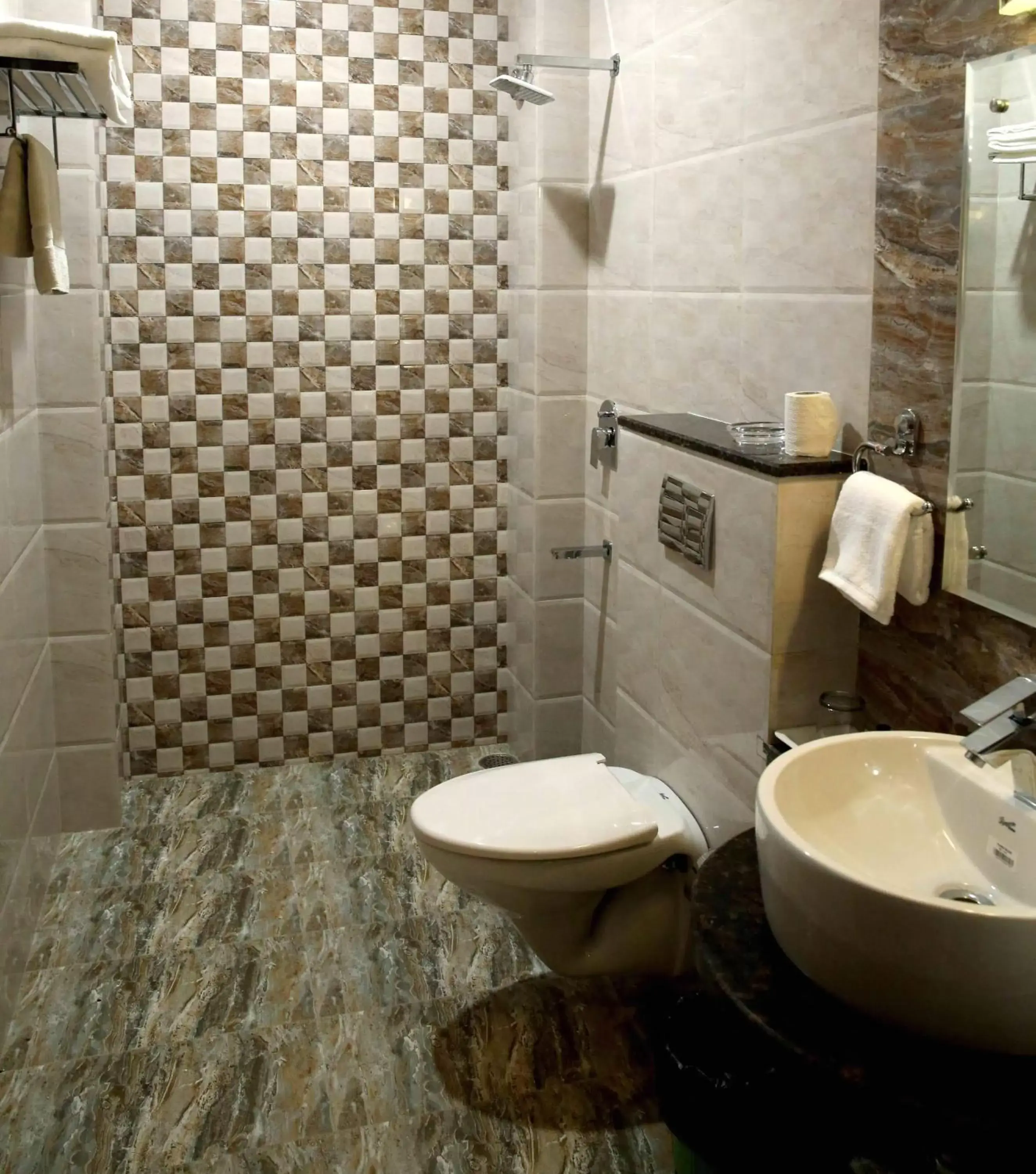 Bathroom in Hotel Taj Villa- Agra Bathroom in Hotel Taj Villa- Agra