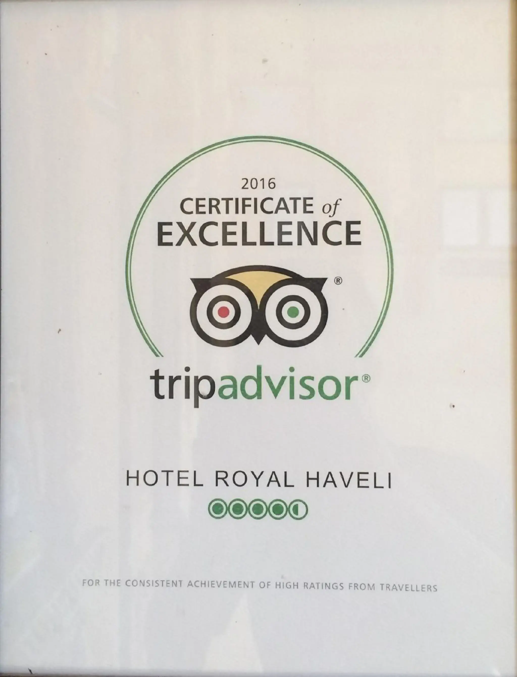 Logo/Certificate/Sign in Hotel Royal Haveli