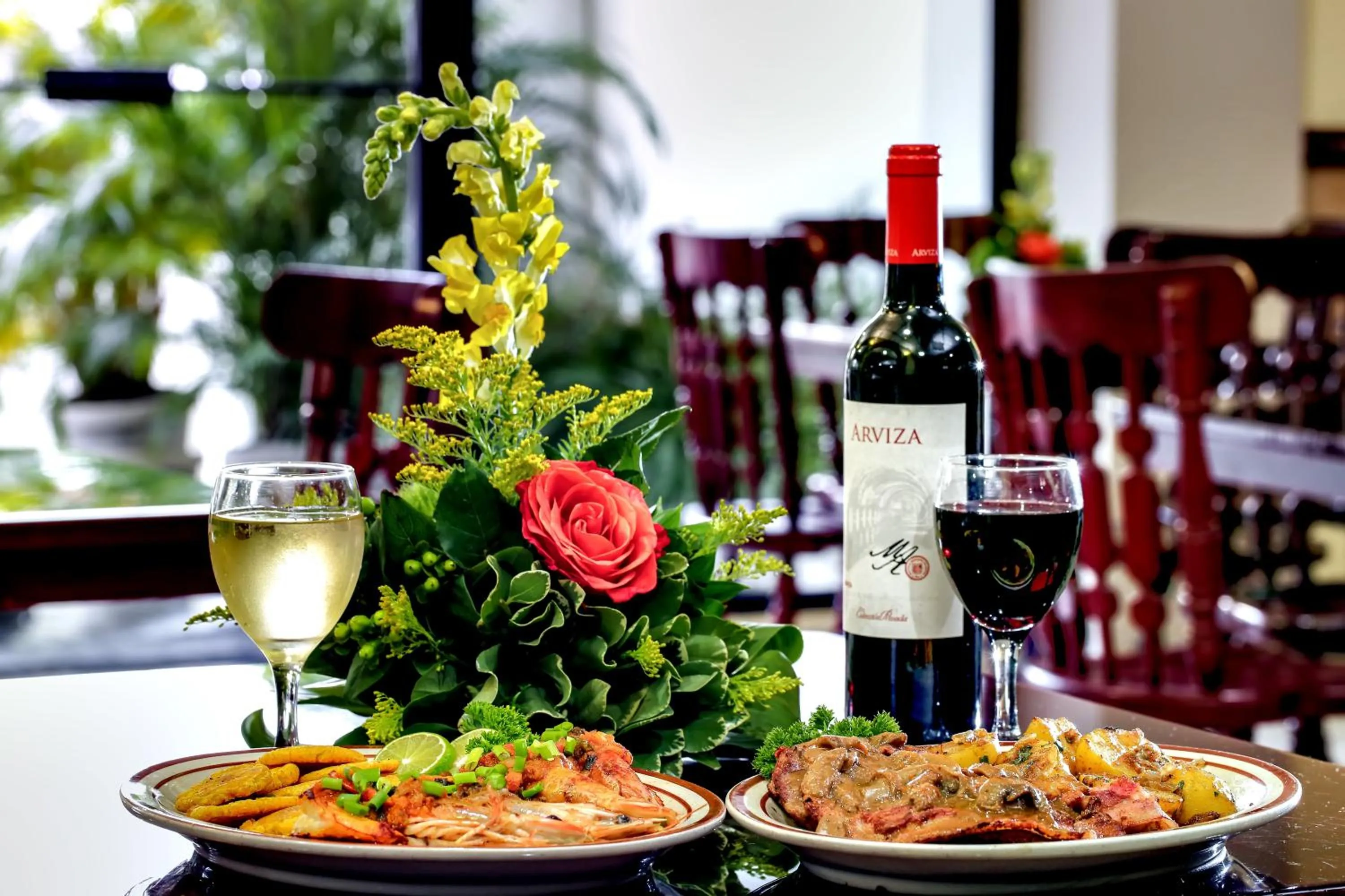 Food and drinks in Hotel Marbella