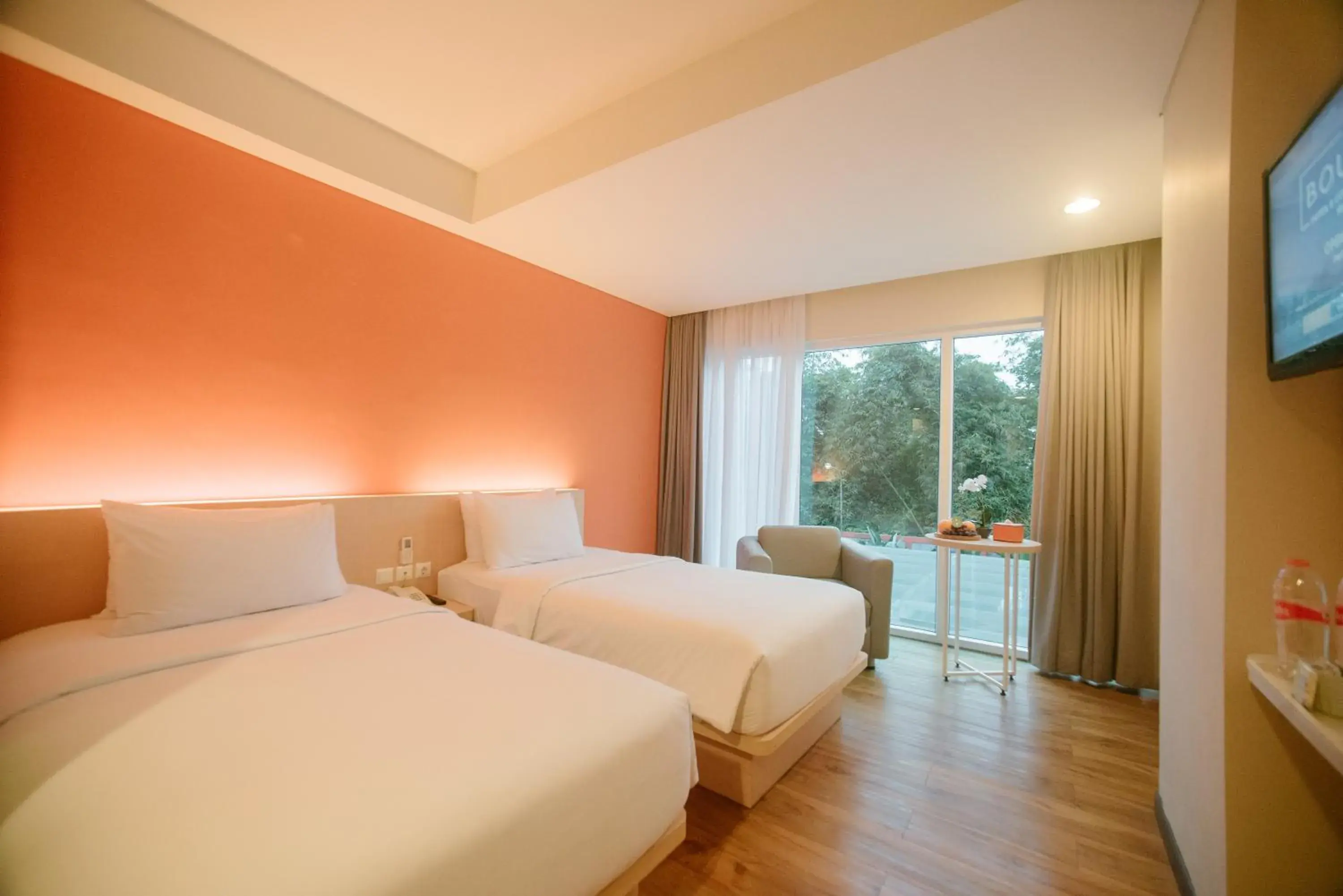 Bed in The Bountie Hotel and Convention Centre Sukabumi