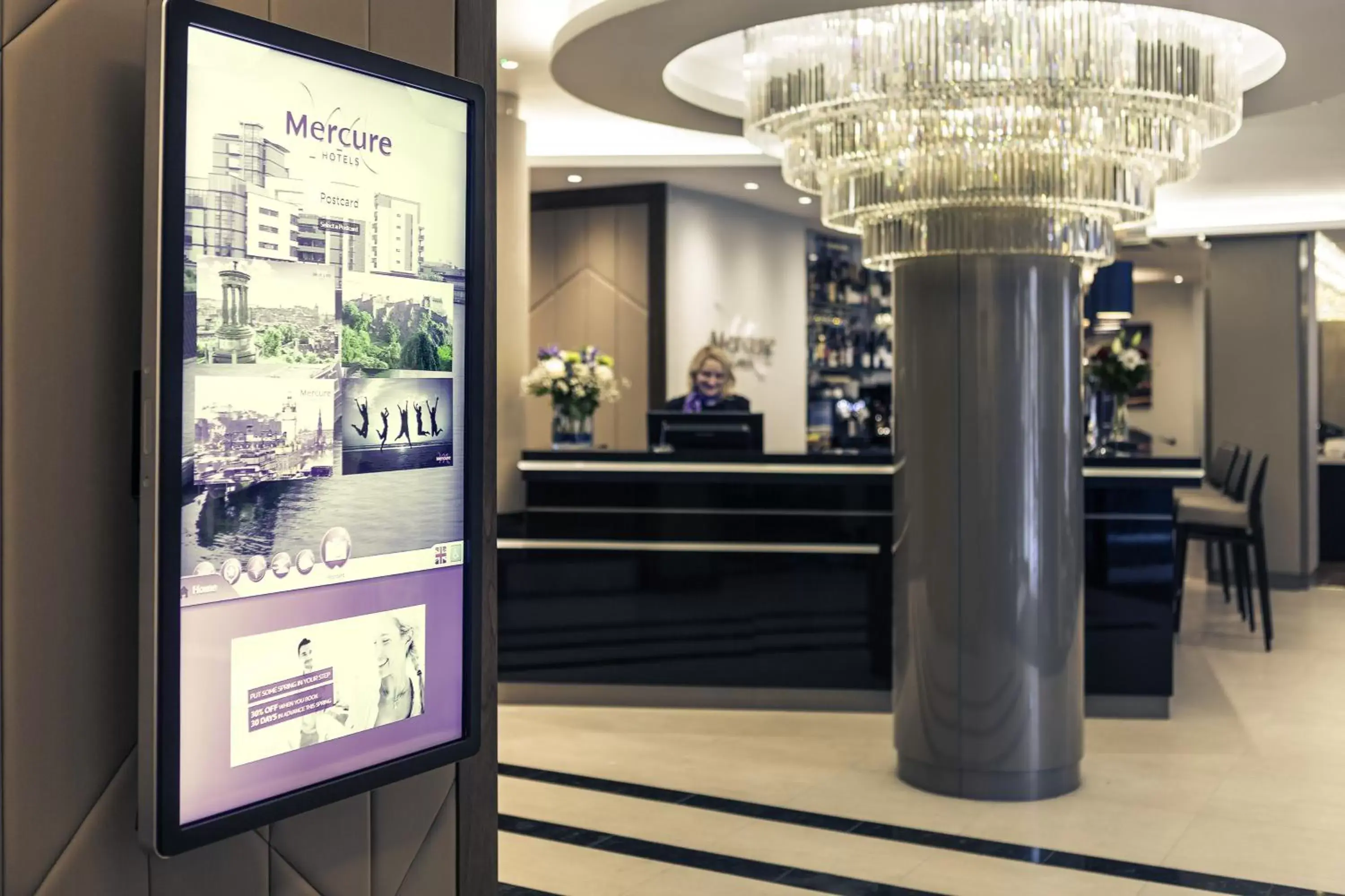 Lobby or reception in Mercure Edinburgh Haymarket Lobby or reception in Mercure Edinburgh Haymarket