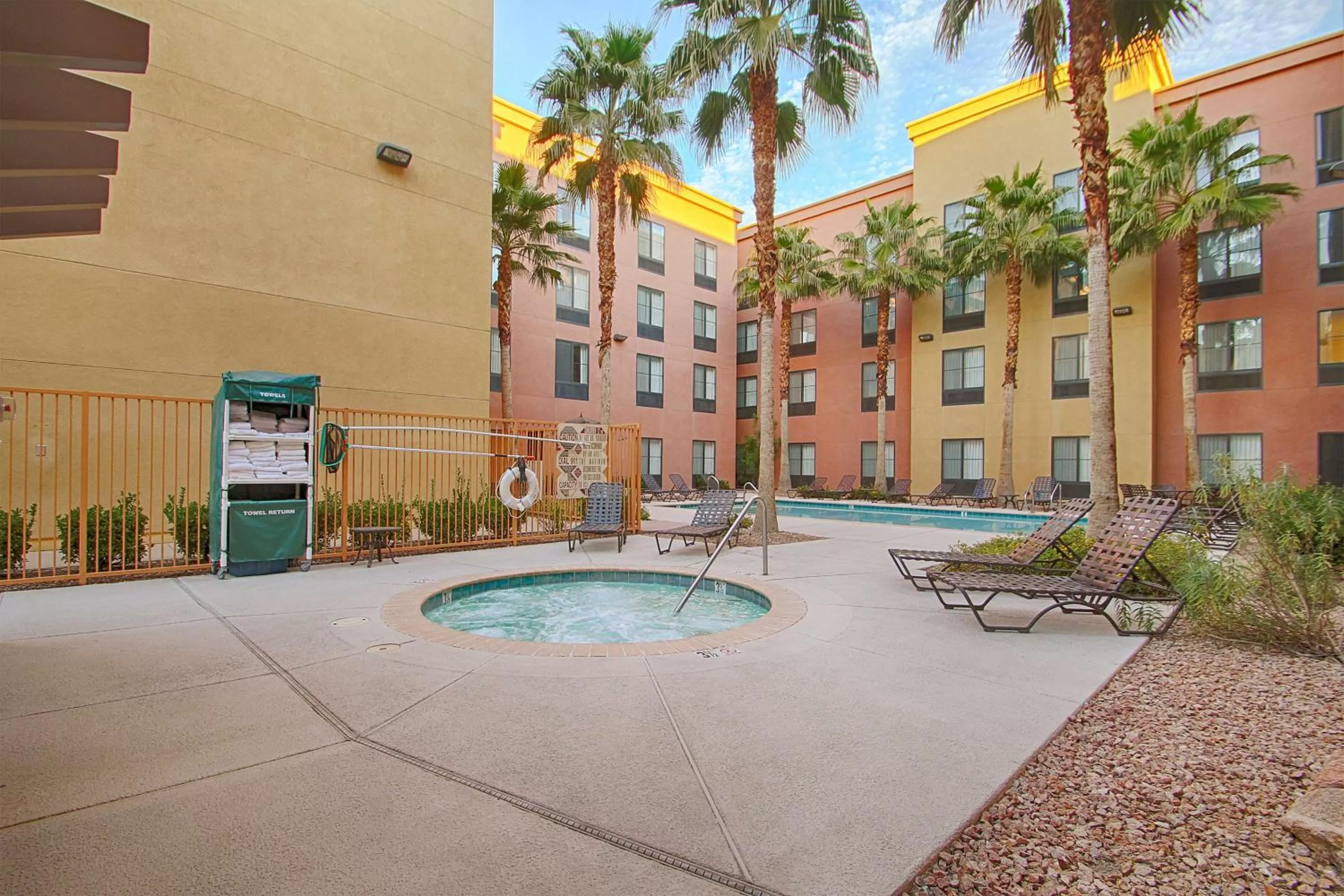 Pool view in Homewood Suites by Hilton Las Vegas Airport