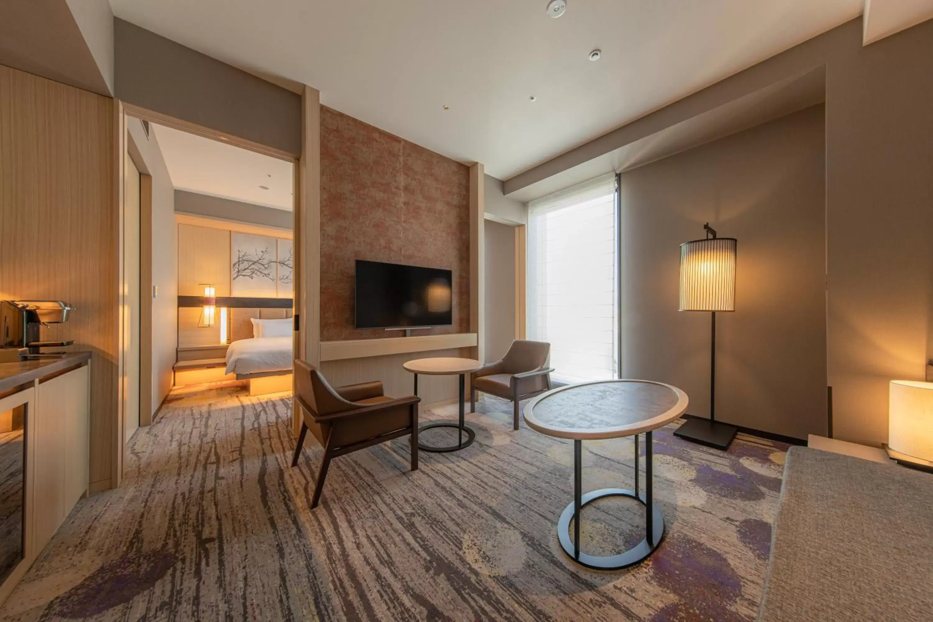 Photo of the whole room, Seating Area in THE BLOSSOM HAKATA Premier