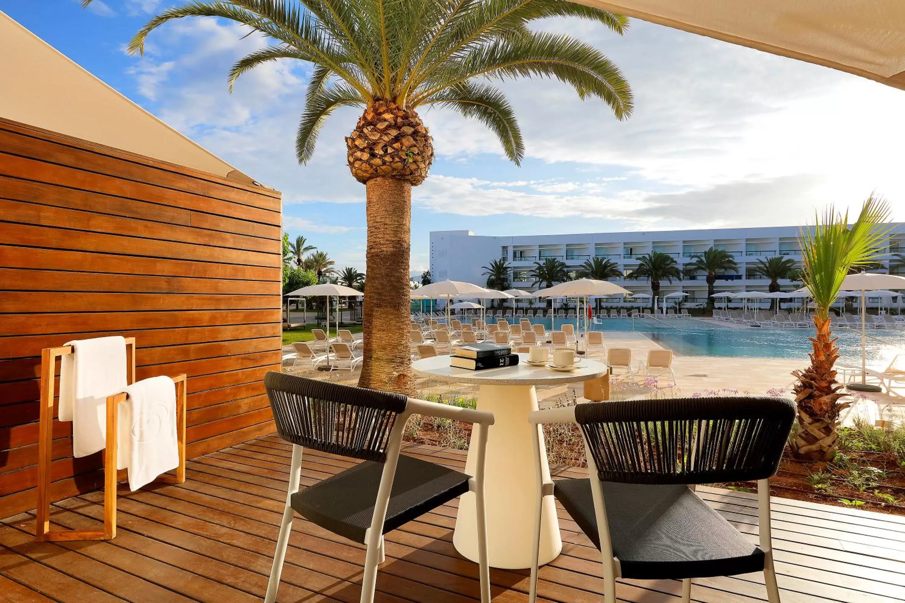 Pool view in Grand Palladium Palace Ibiza Resort & Spa- All Inclusive