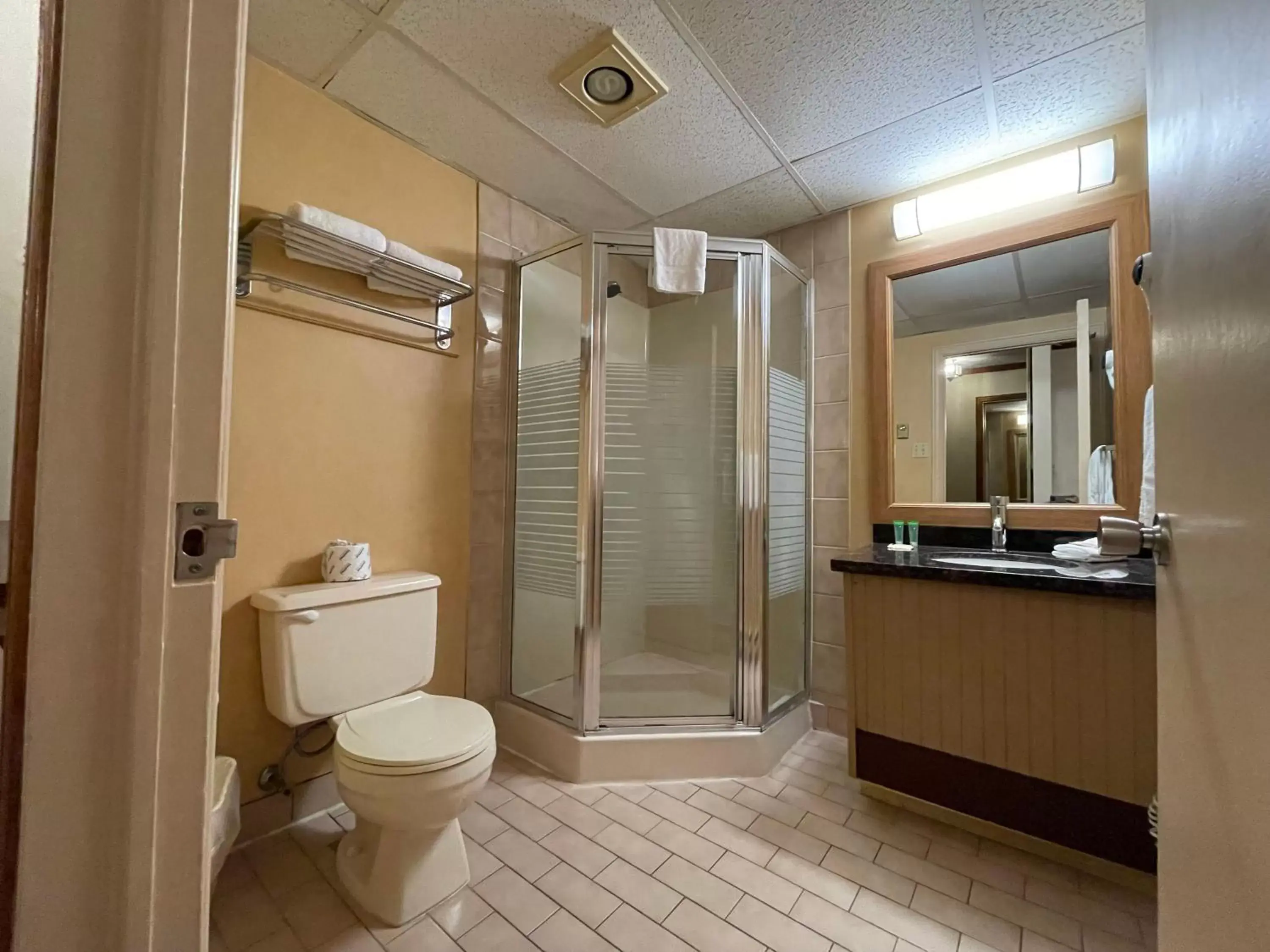 Shower, Bathroom in Super 8 by Wyndham Gananoque - Country Squire Resort