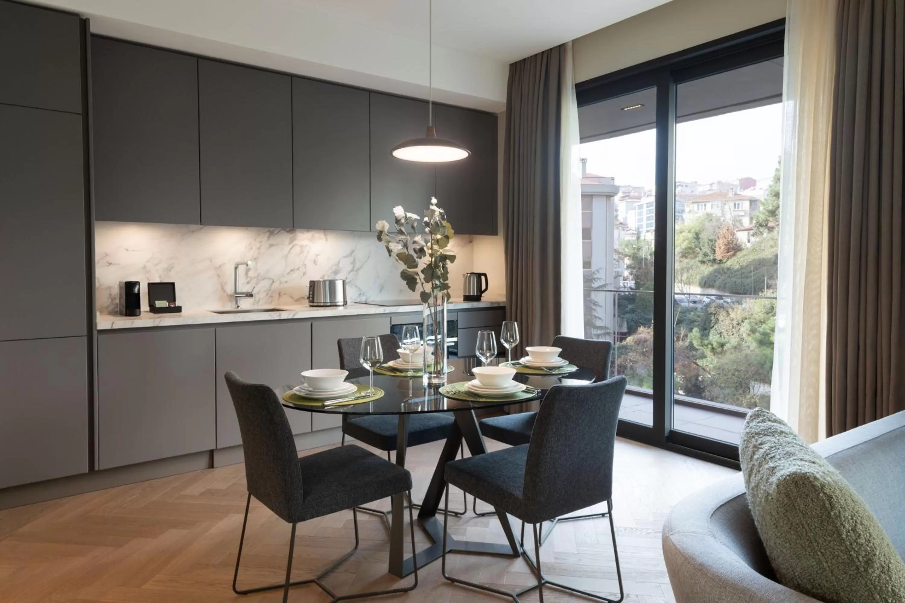 Bedroom in Marriott Executive Apartments Istanbul Fulya