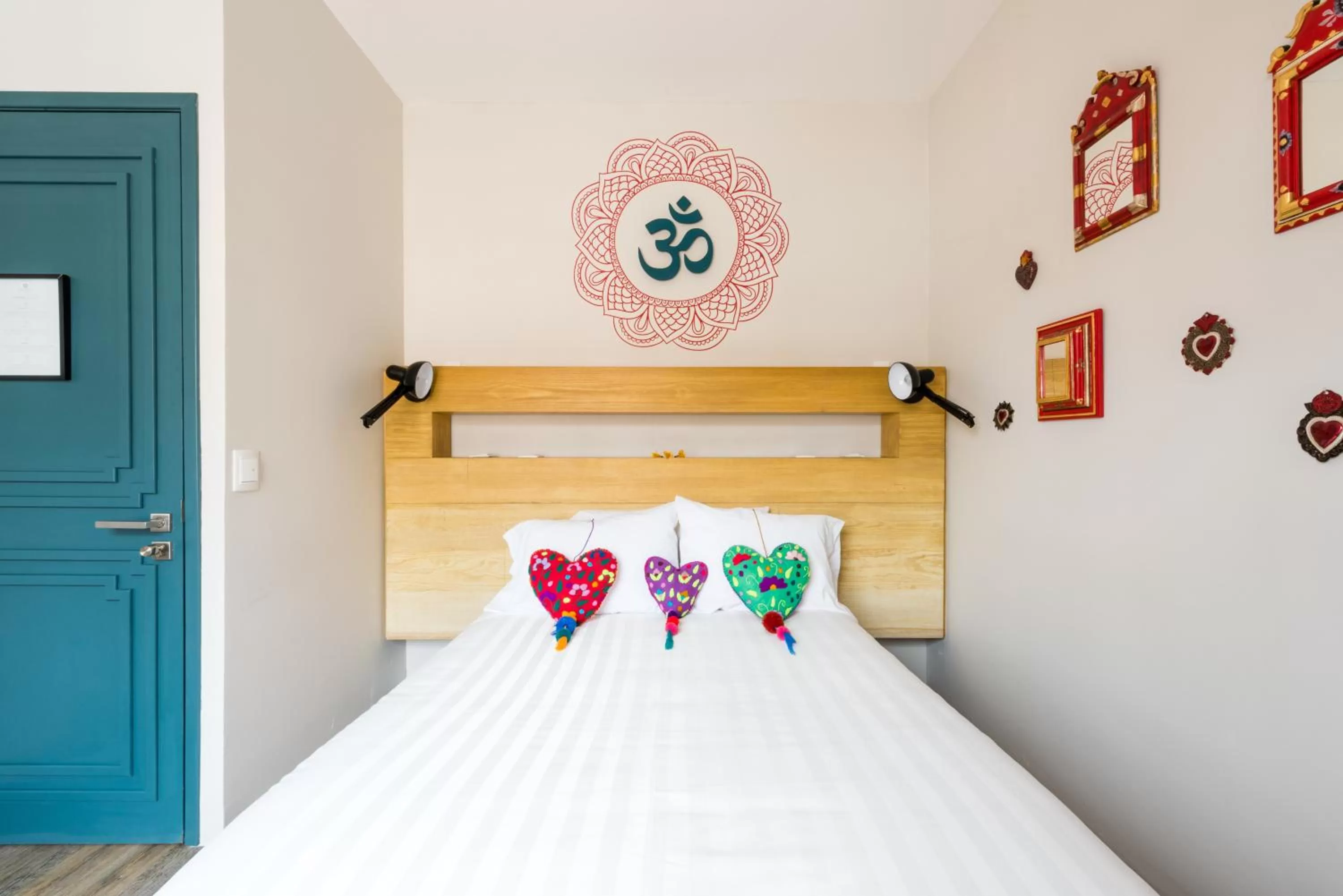 Bed in La Palomilla Bed & Breakfast