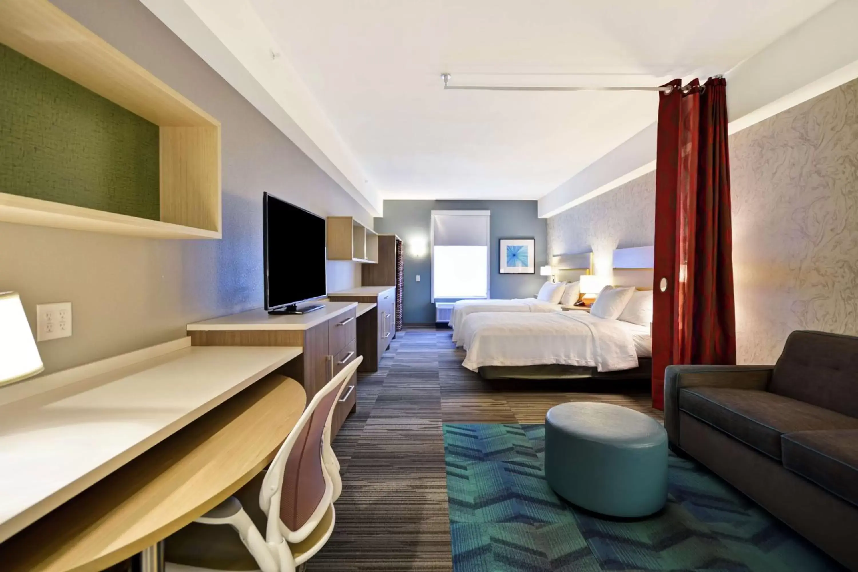 Bedroom in Home2 Suites by Hilton Queensbury Lake George