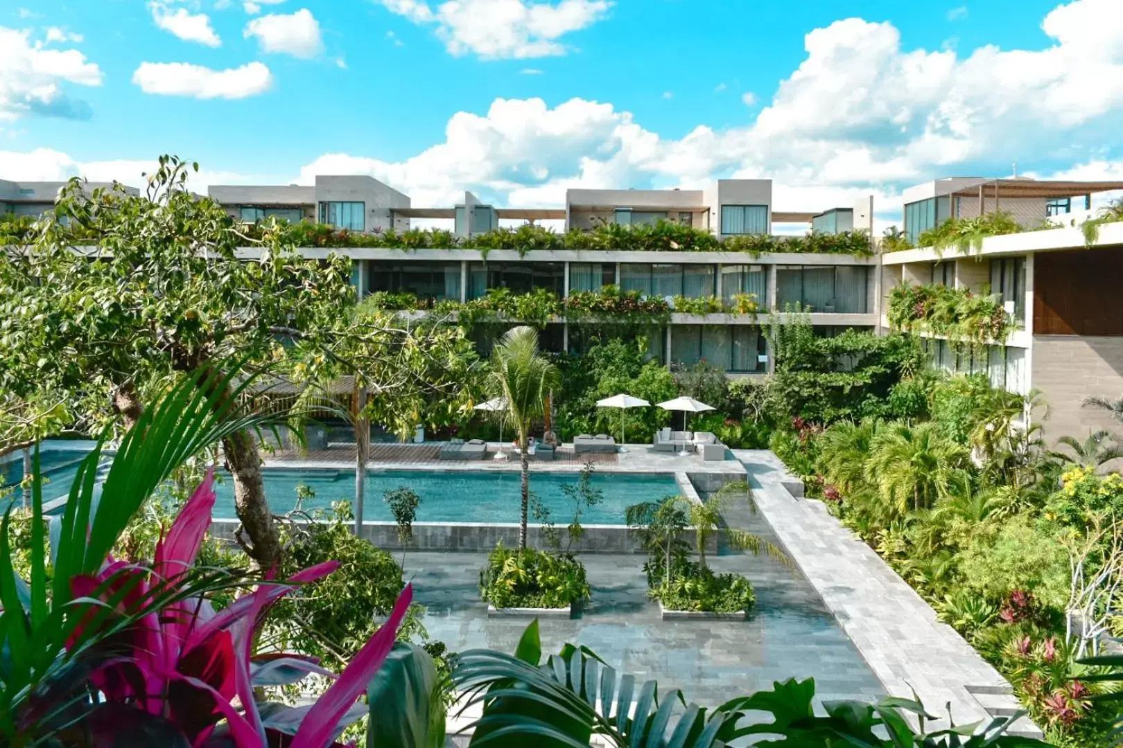 Pool view, Swimming Pool in MISTIQ Tulum Luxury Apartments