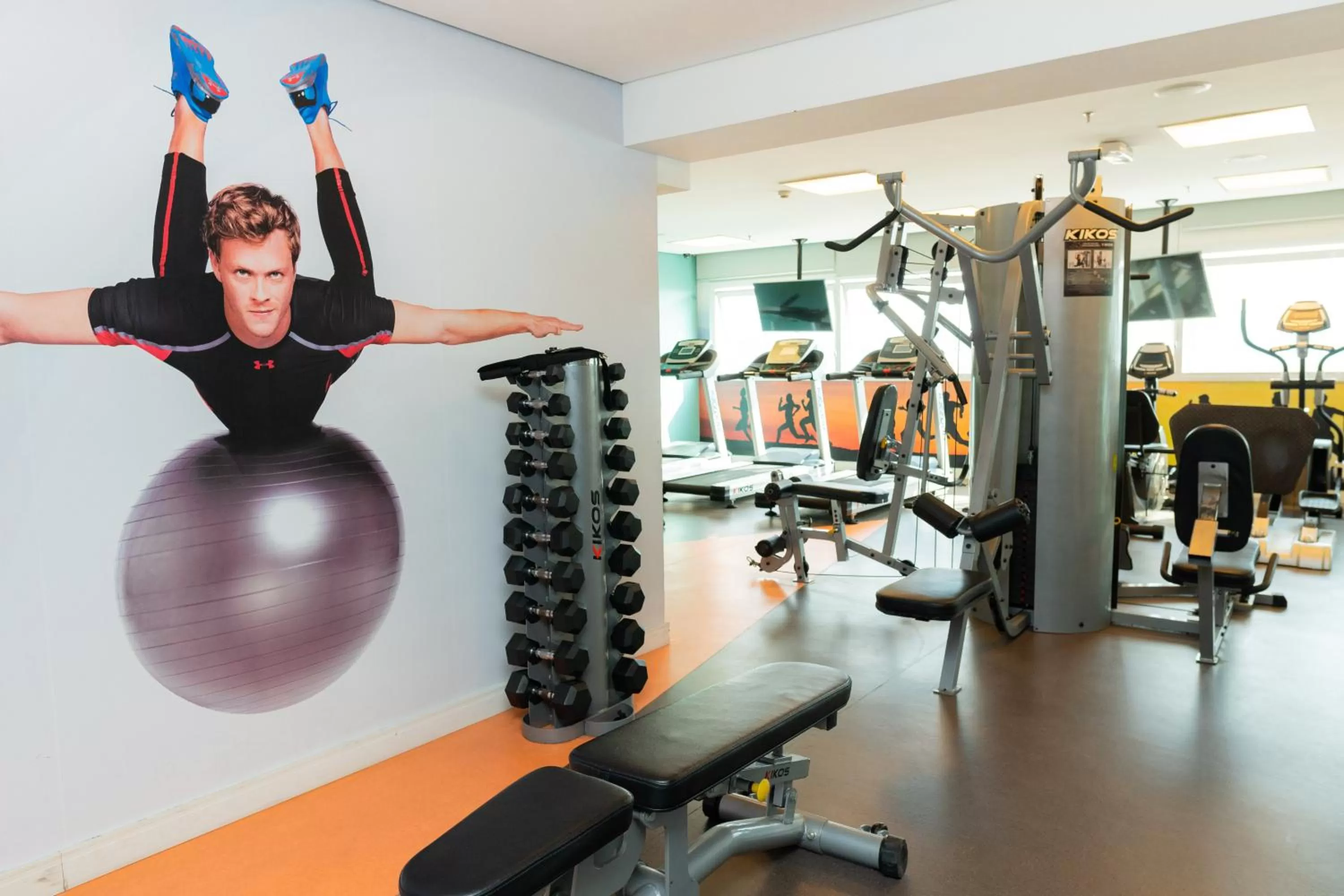 Fitness centre/facilities in Novotel Santos Gonzaga