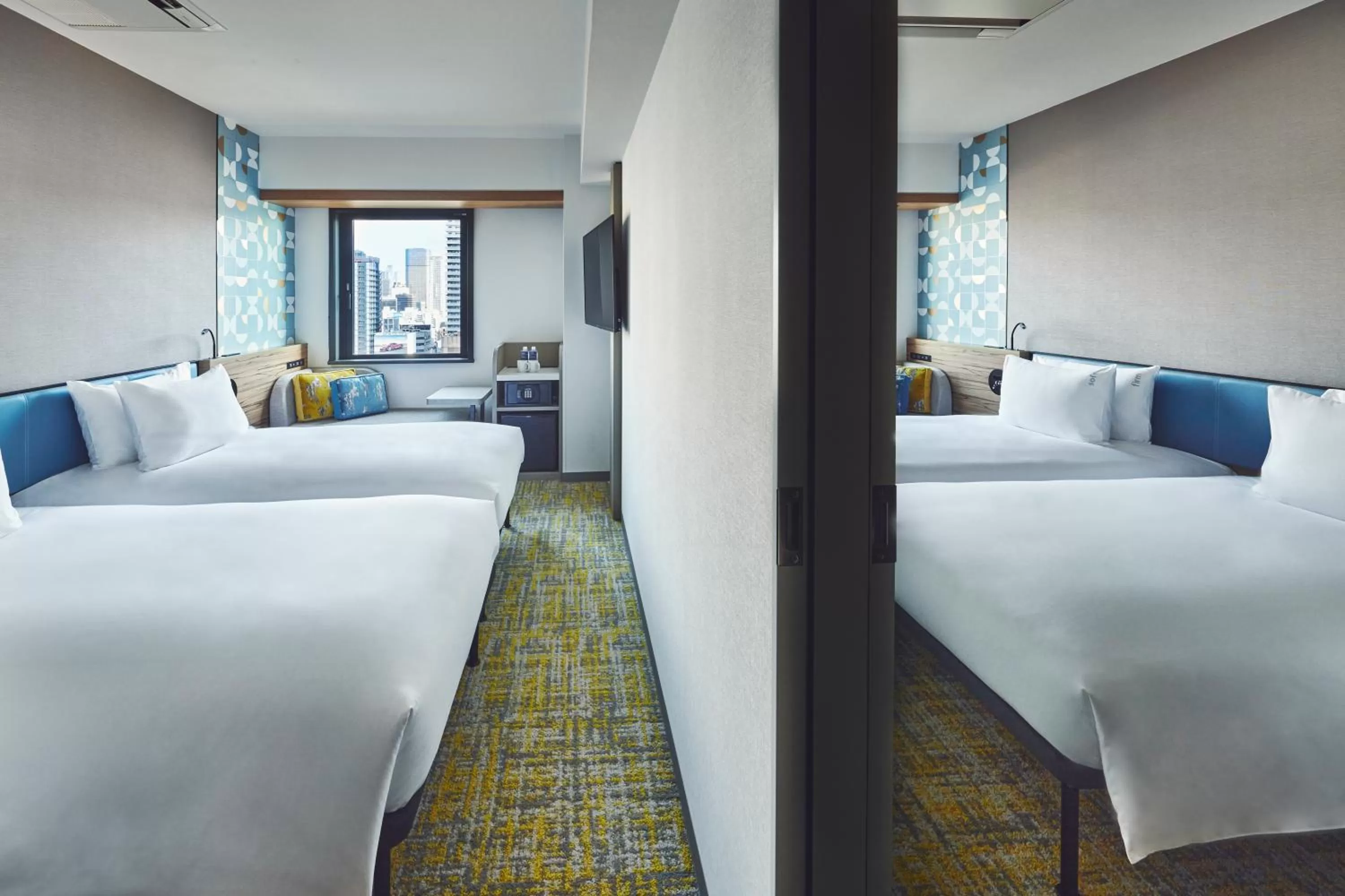 Bed in Holiday Inn Express Osaka City Centre- Midosuji by IHG