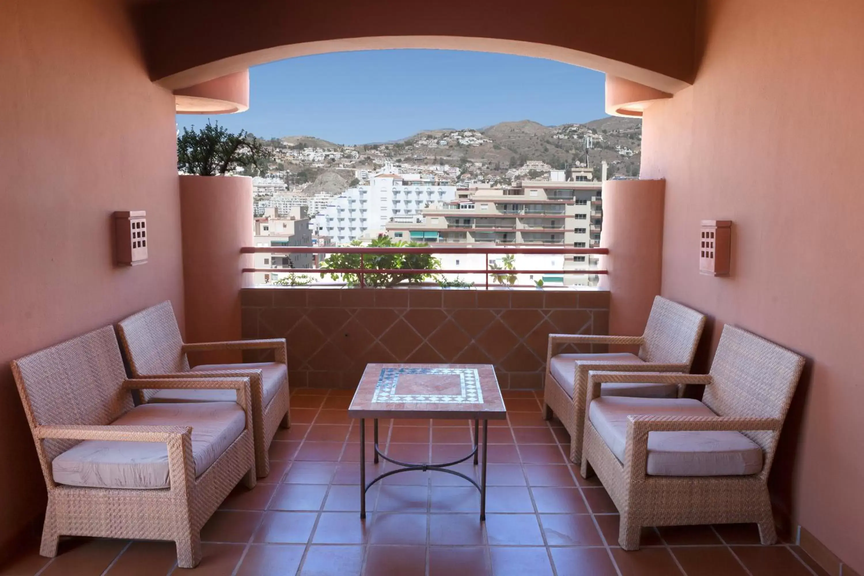 Balcony/Terrace in Ibersol Almuñecar Beach & Spa Hotel