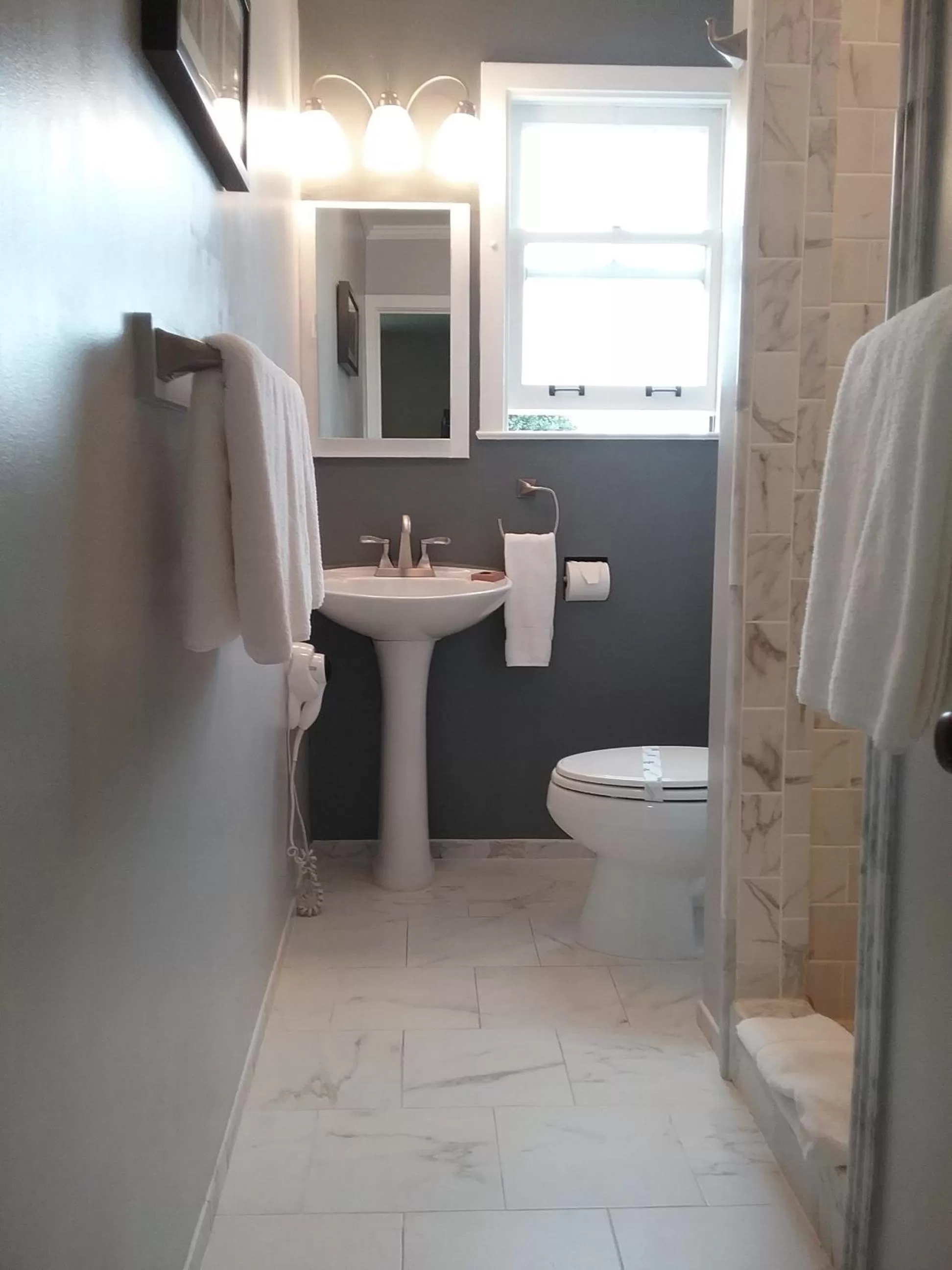 Bathroom in Marina Motel