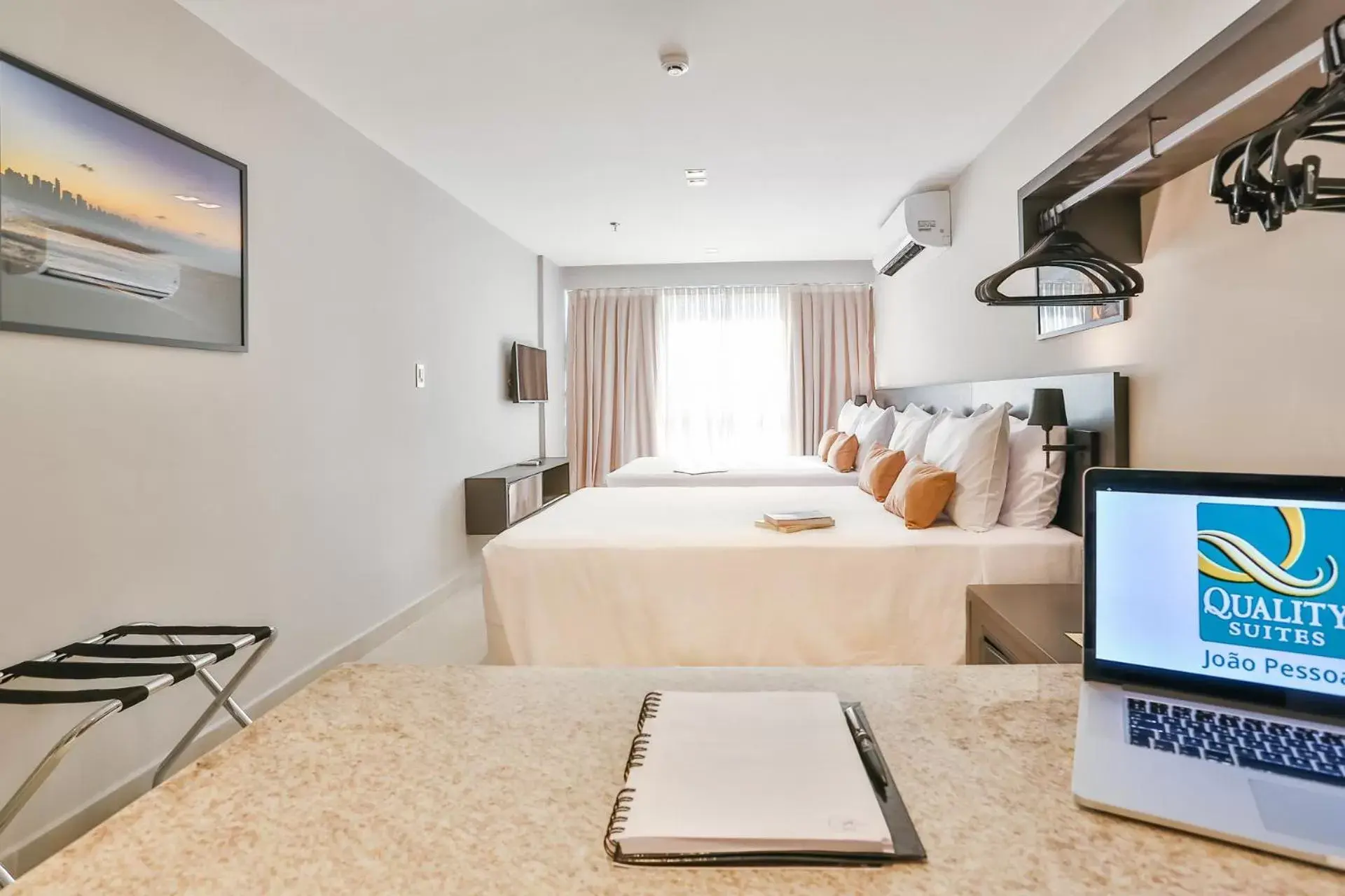 Communal lounge/ TV room, Bed in Quality Suítes João Pessoa Communal lounge/ TV room, Bed in Quality Suítes João Pessoa