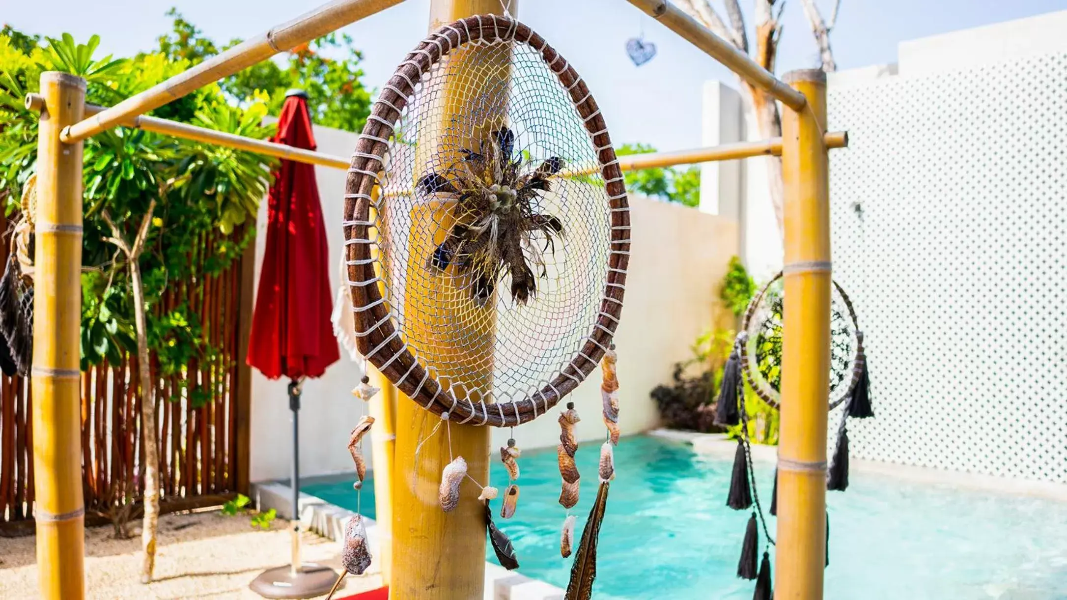 Pool view in Dreamcatcher Tulum