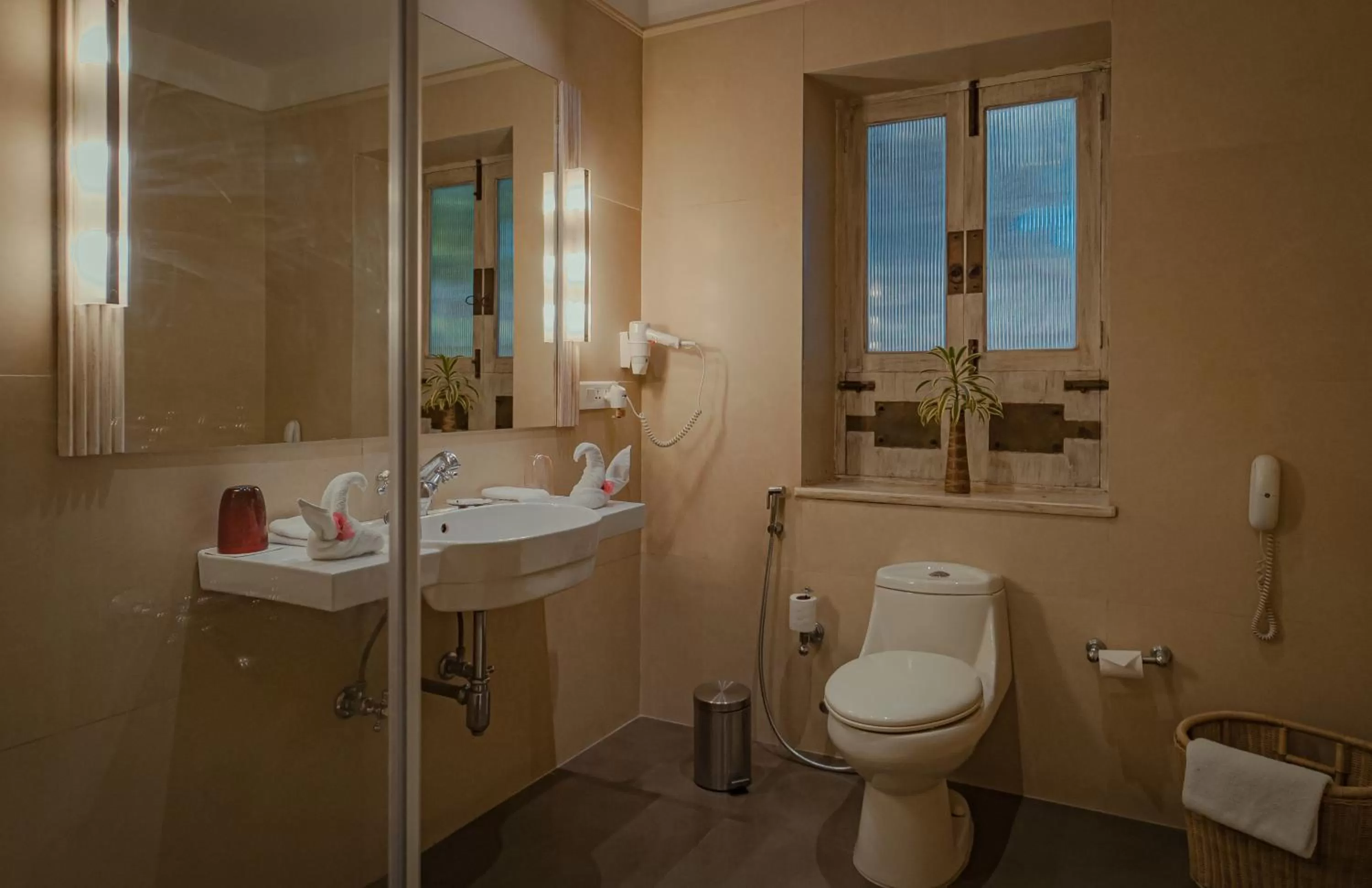 Bathroom in Ajit Bhawan - A Palace Resort