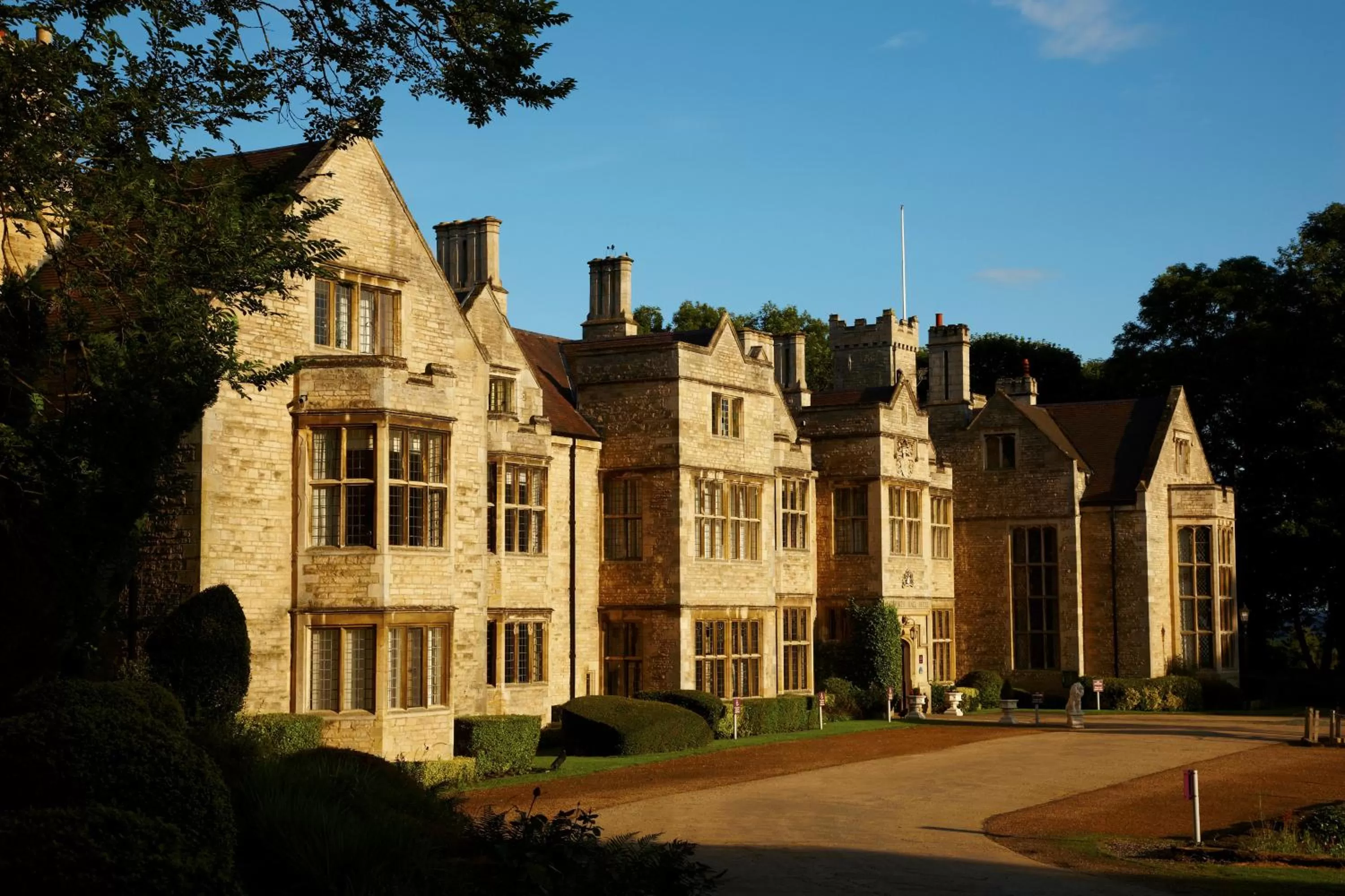 Facade/entrance in Redworth Hall Hotel- Part of the Cairn Collection