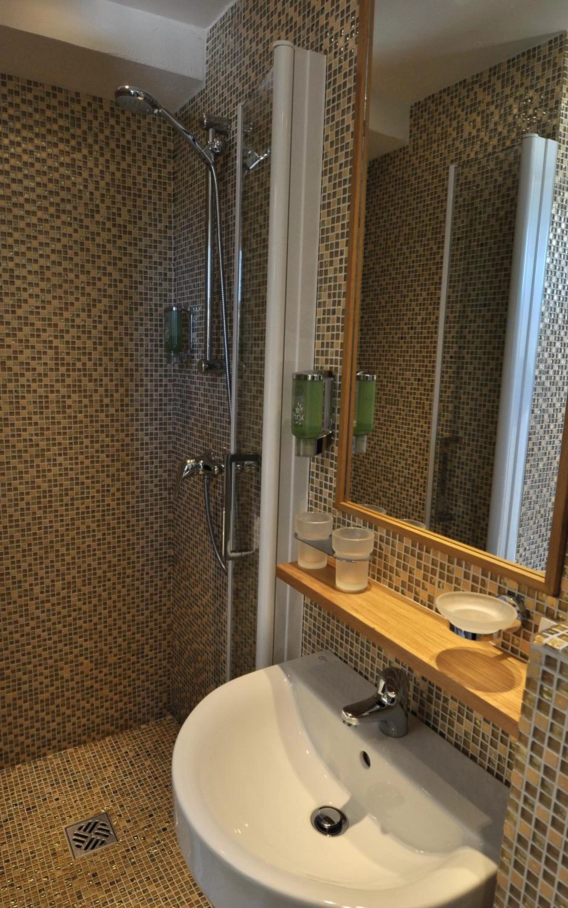 Shower in Best Western Premier Montfleuri