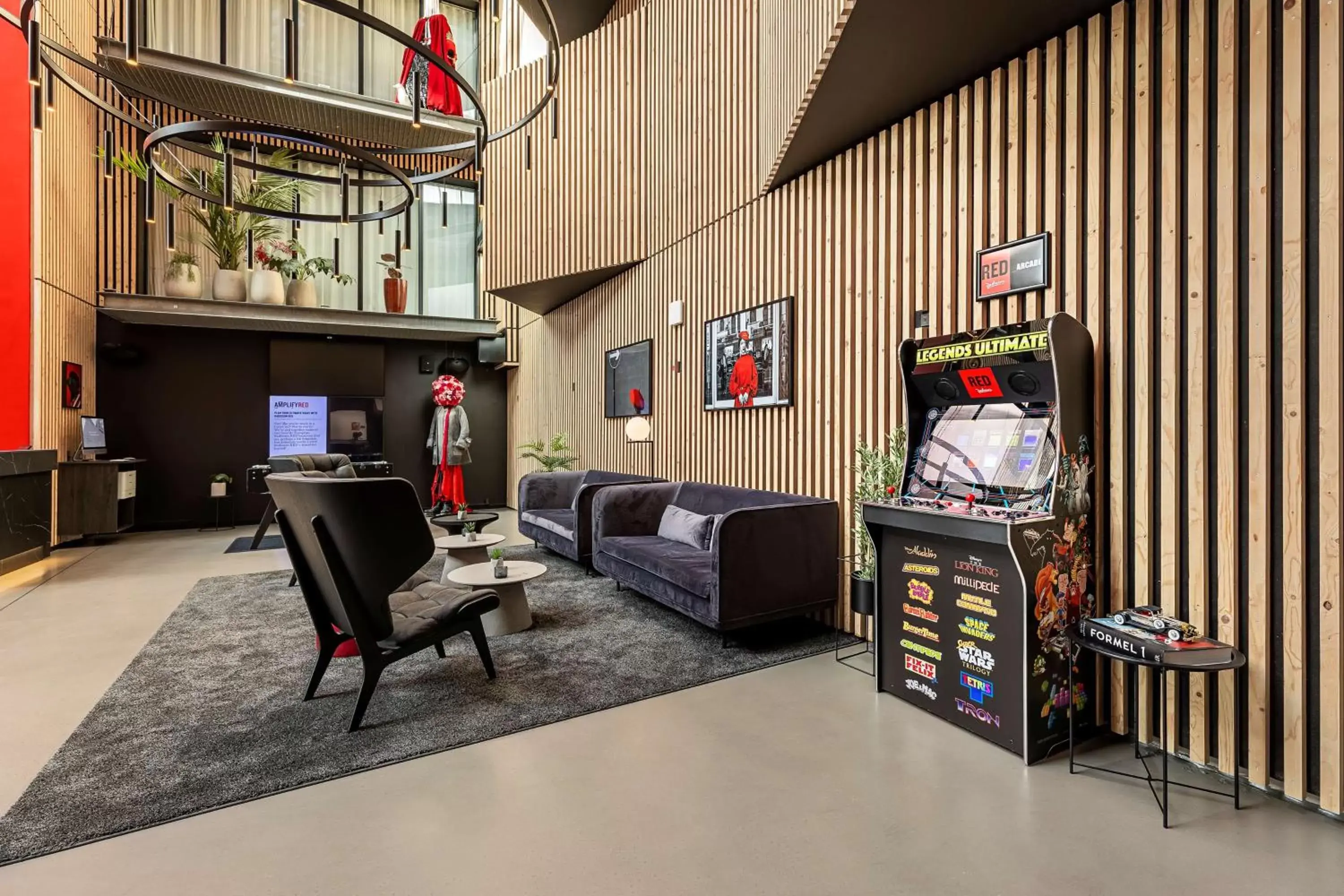 Lobby or reception in Radisson RED Aarhus