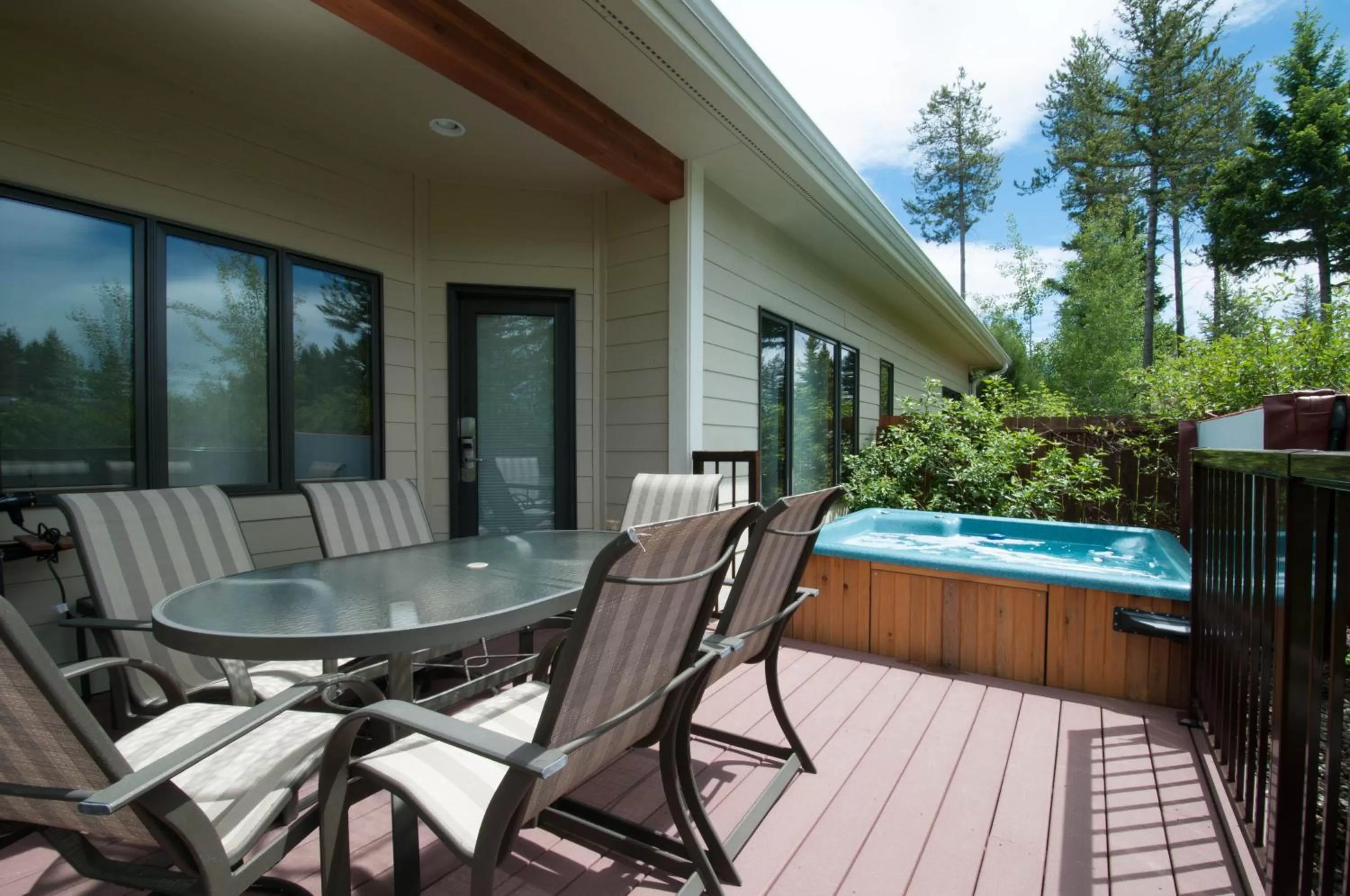 Patio in Meadow Lake Resort & Condos