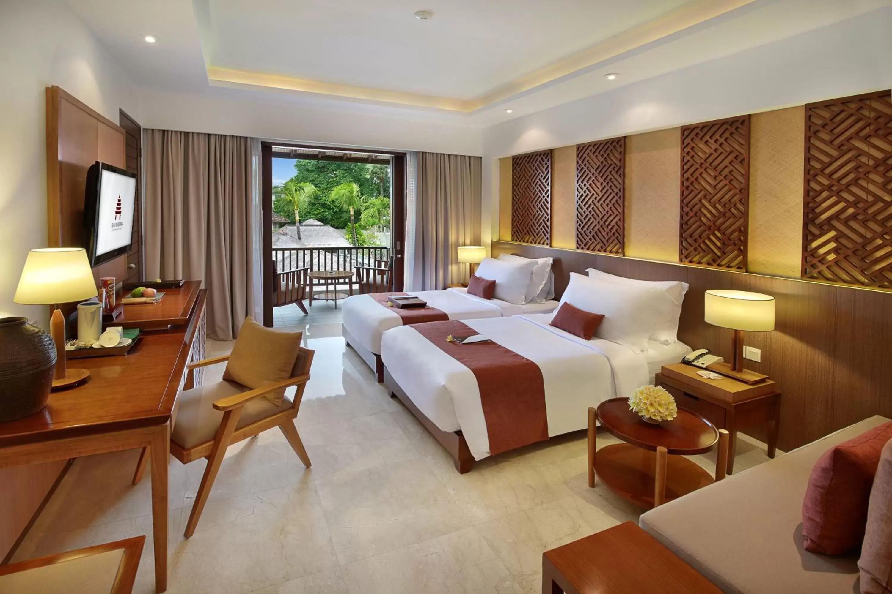 Deluxe Room Twin Bed with Airport Transfer (Drop-Off) in Bali Niksoma Boutique Beach Resort Deluxe Room Twin Bed with Airport Transfer (Drop-Off) in Bali Niksoma Boutique Beach Resort