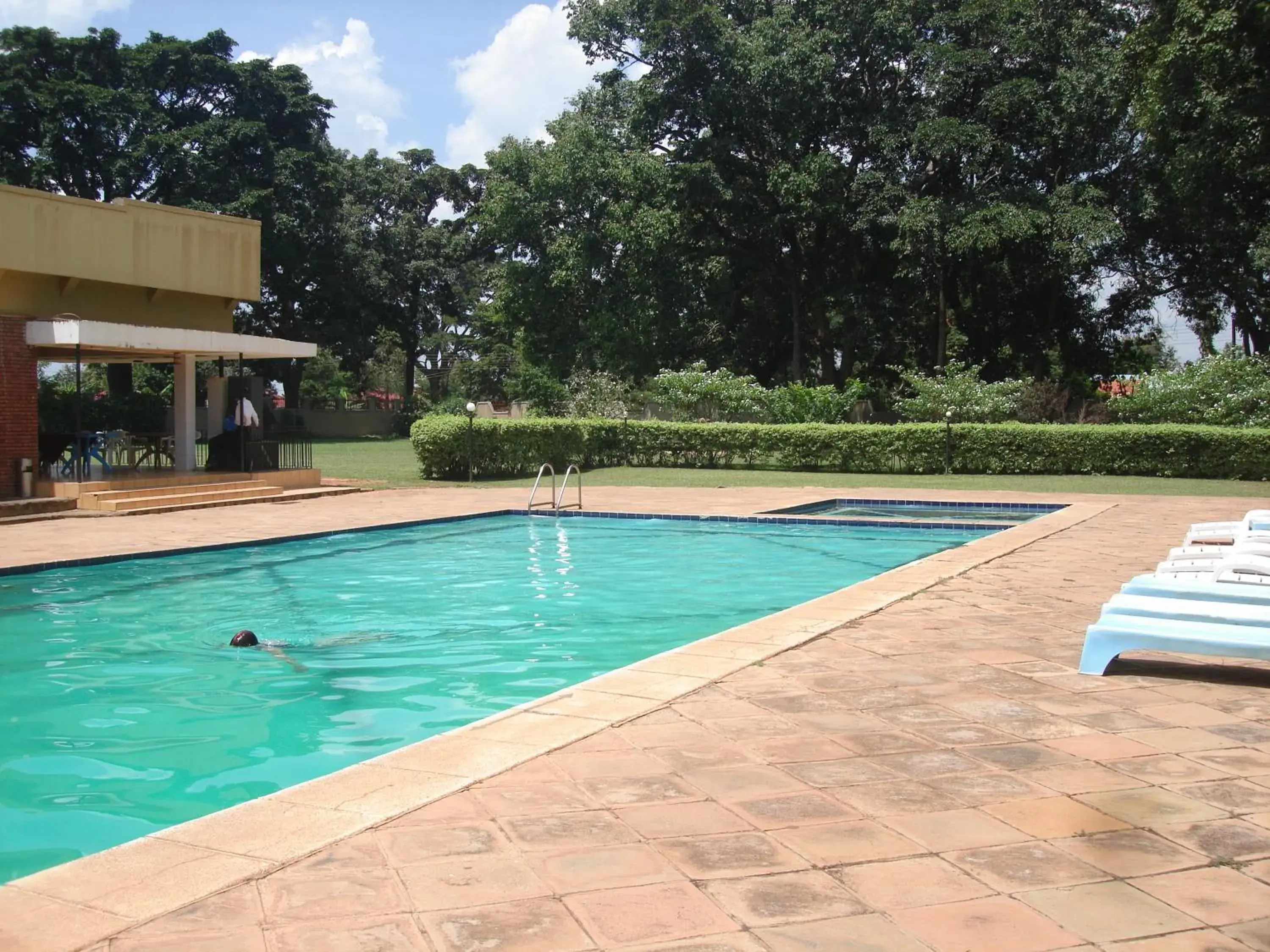Swimming pool in Acholi Inn Swimming pool in Acholi Inn