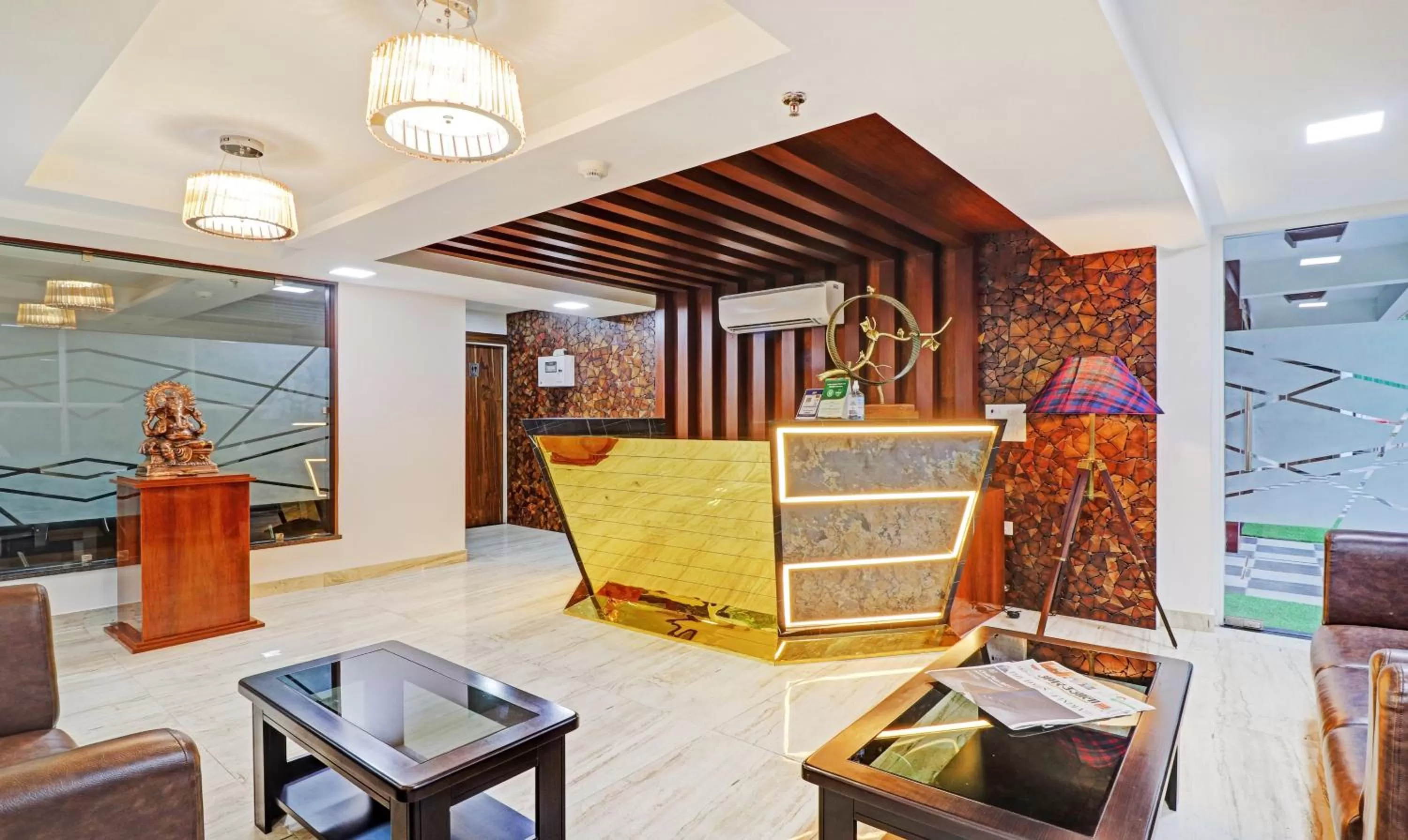 Lobby or reception in Treebo Kanopy Greens