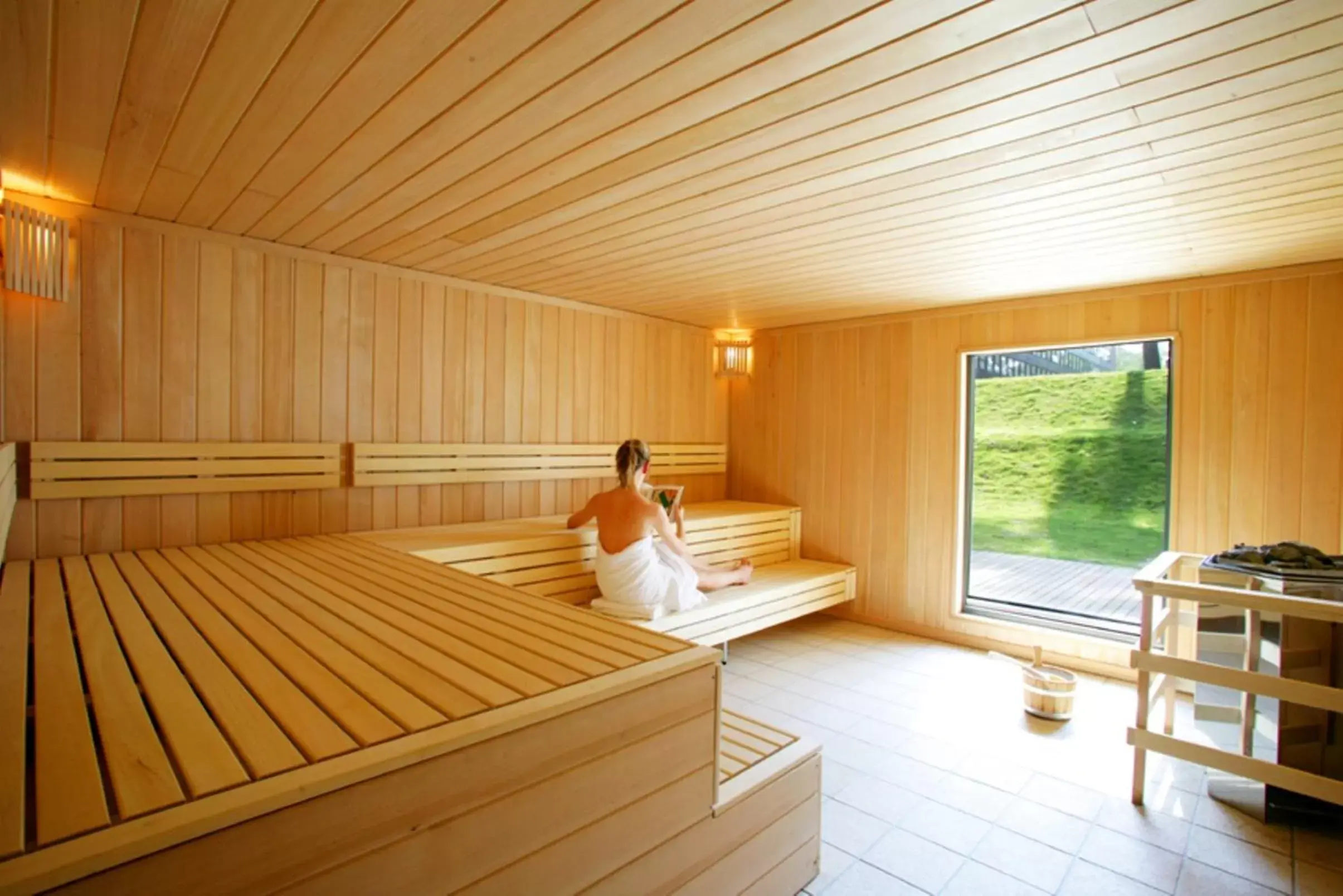 Sauna in Hotel Dolce La Hulpe Brussels