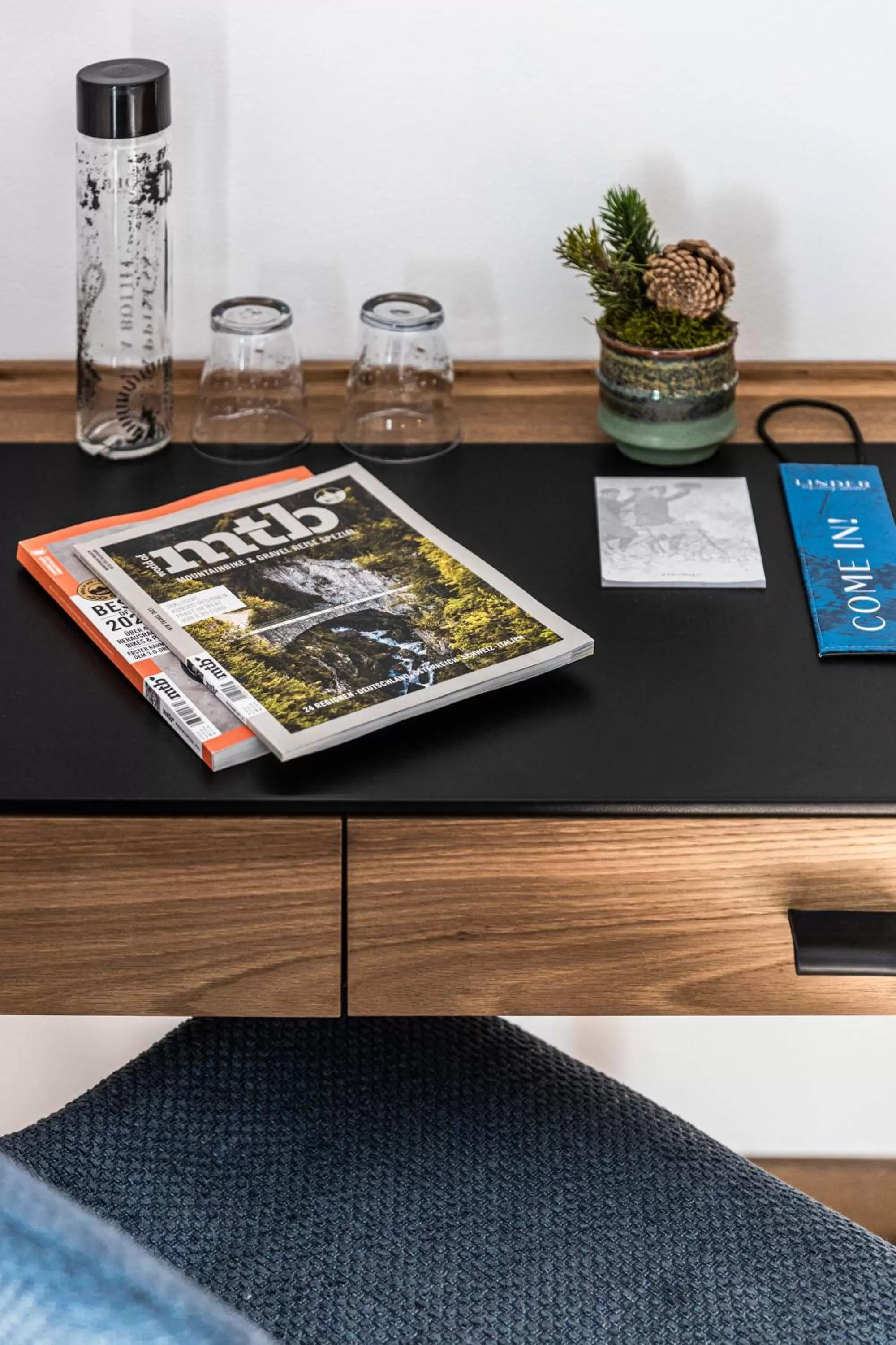 Decorative detail in Linder Cycling Hotel