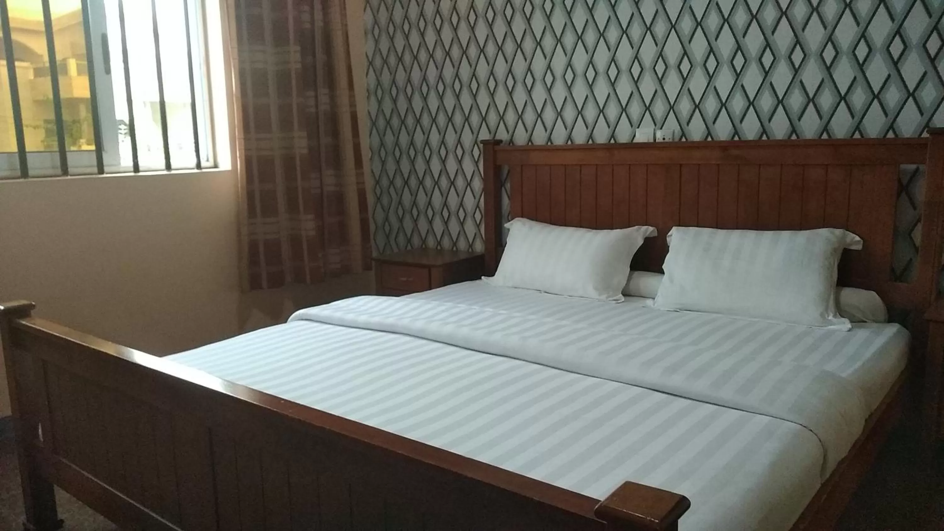 Bed in Hotel Saint-Jean