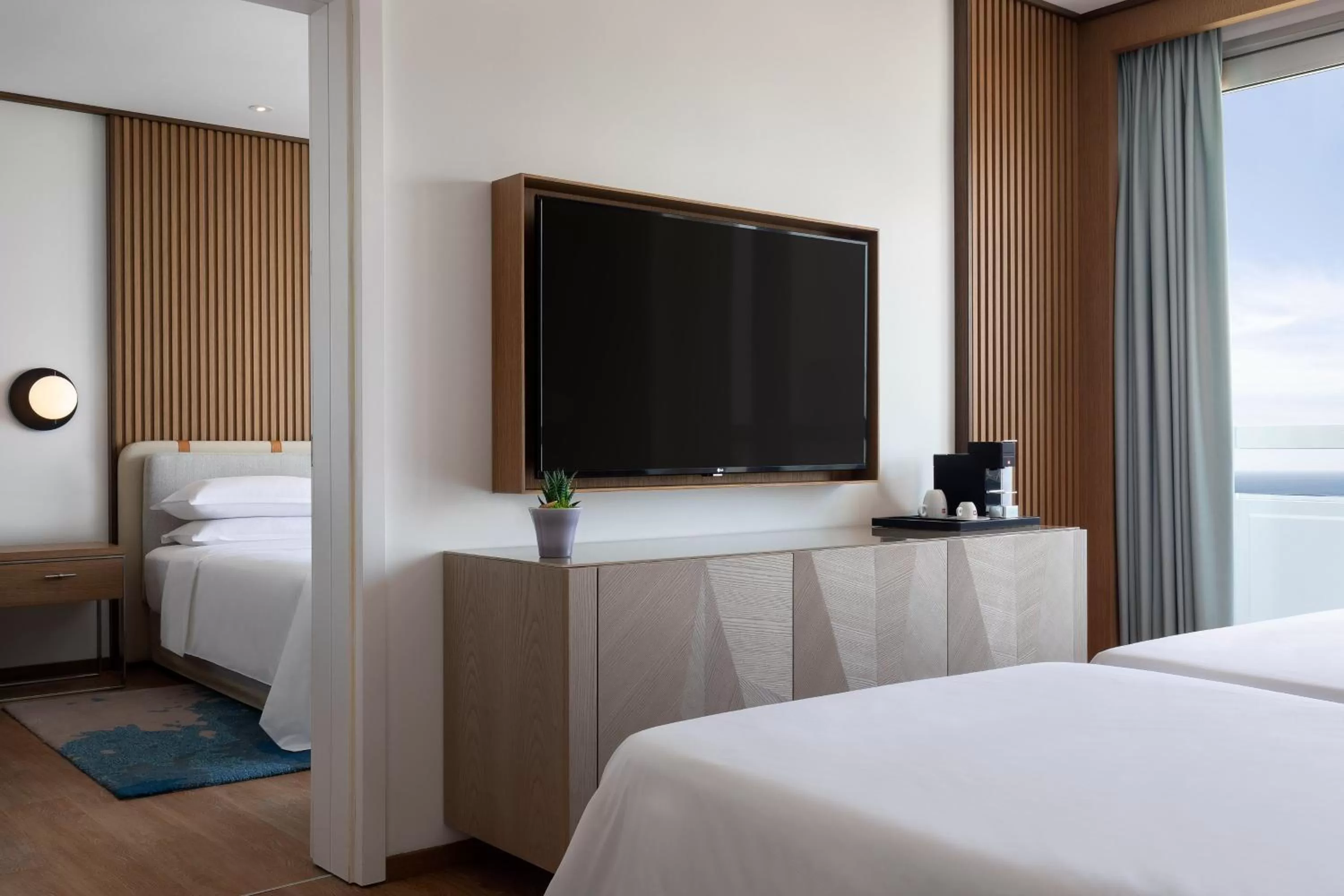 Photo of the whole room, Bed in Sheraton Grand Tel Aviv