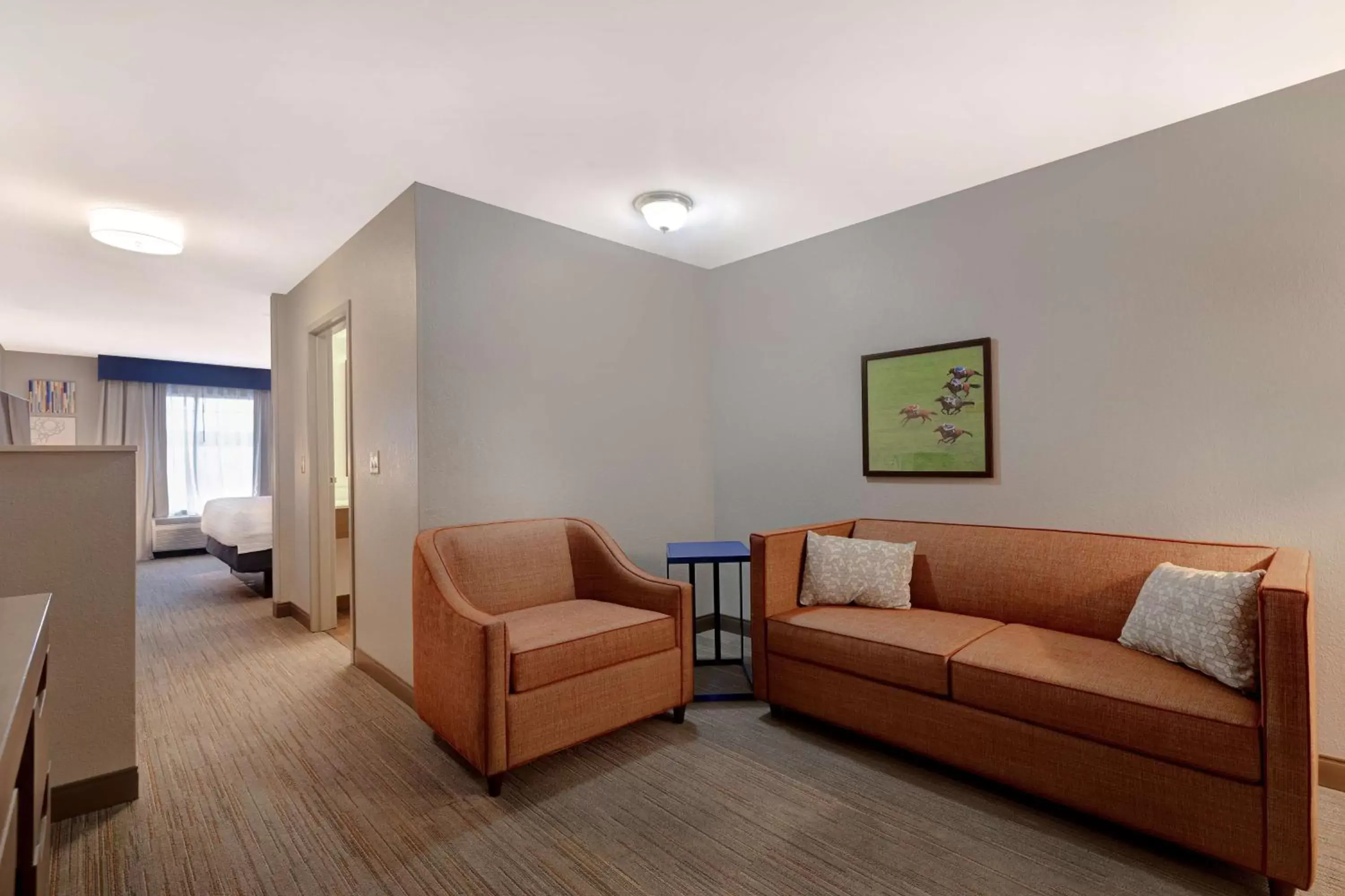 Living room, Seating Area in Hampton Inn & Suites by Hilton in Hot Springs, Arkansas