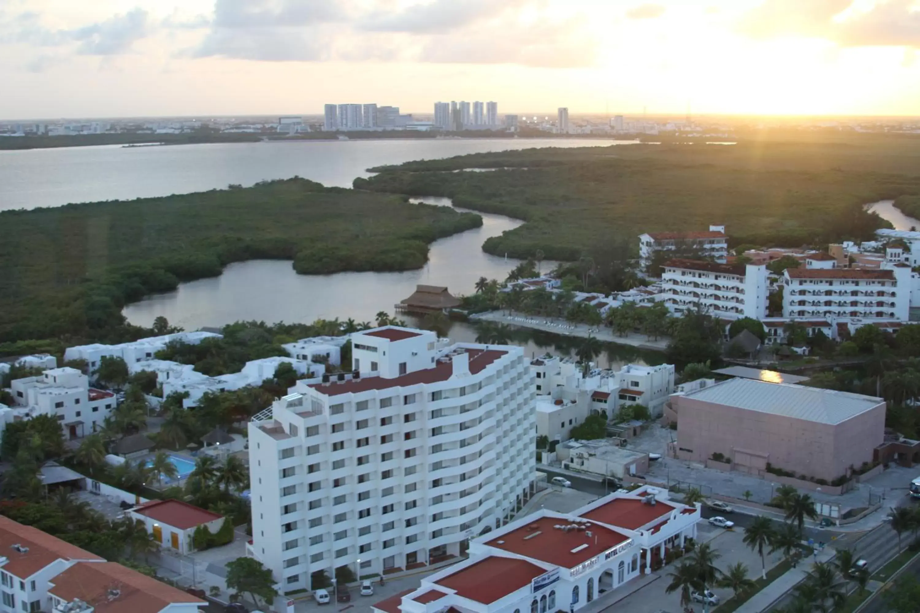 Bird's-eye View in Hotel Calypso Cancun