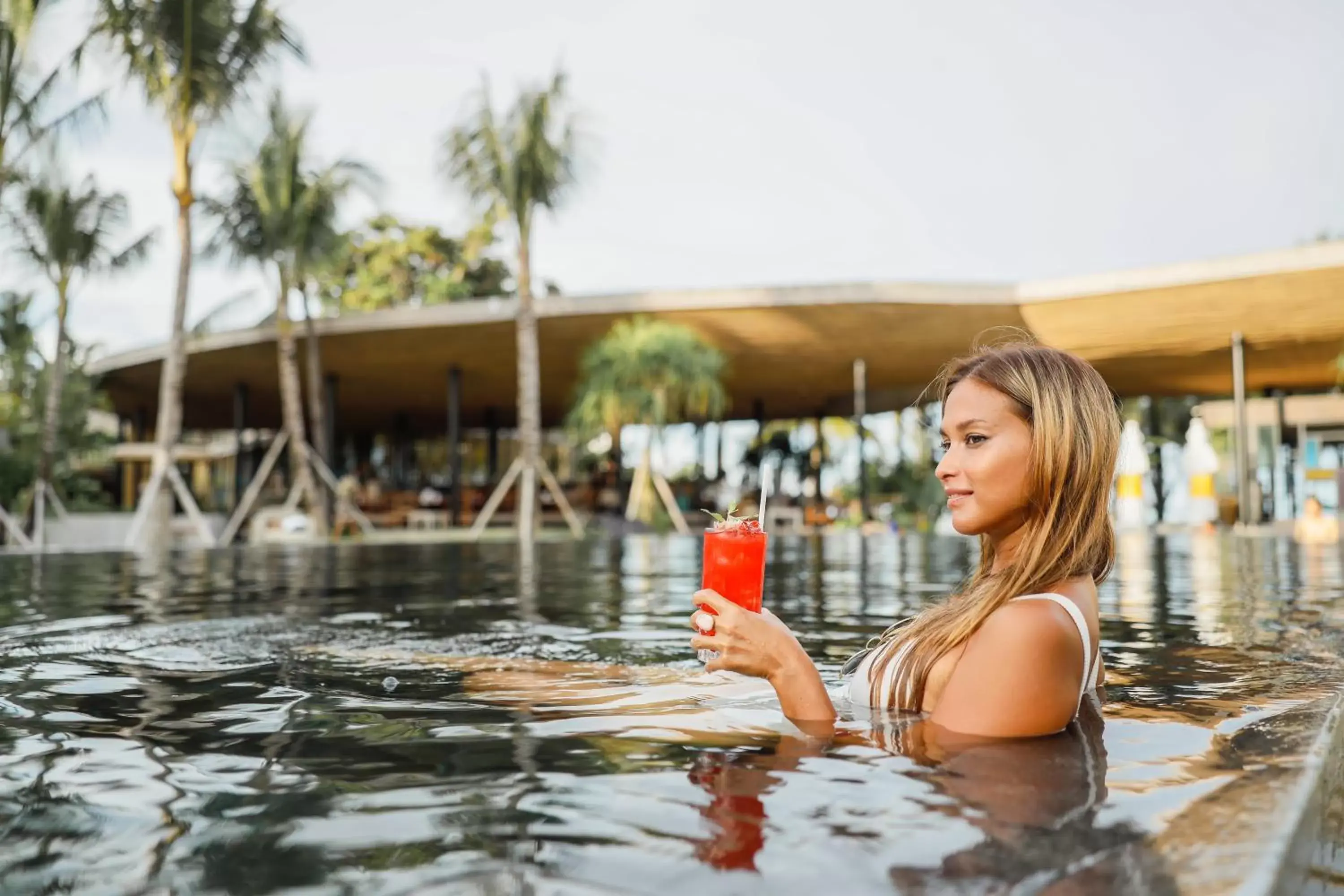 Swimming pool in Segara Village Hotel Swimming pool in Segara Village Hotel