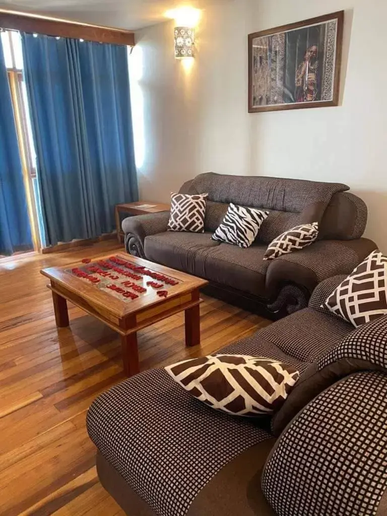 Seating Area in Mnarani Beach Cottages