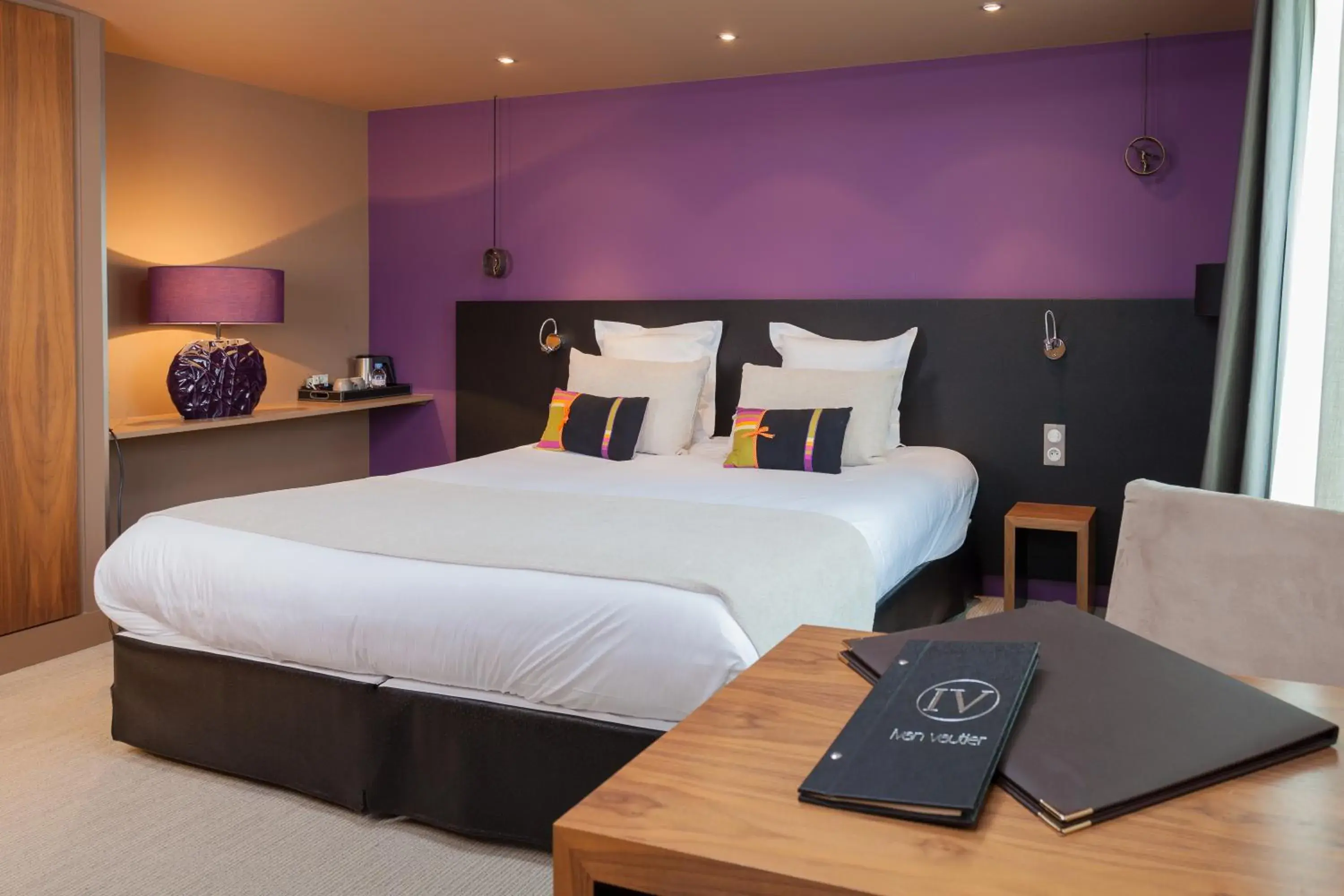 Bedroom, Bed in Hotel Restaurant Spa Ivan Vautier