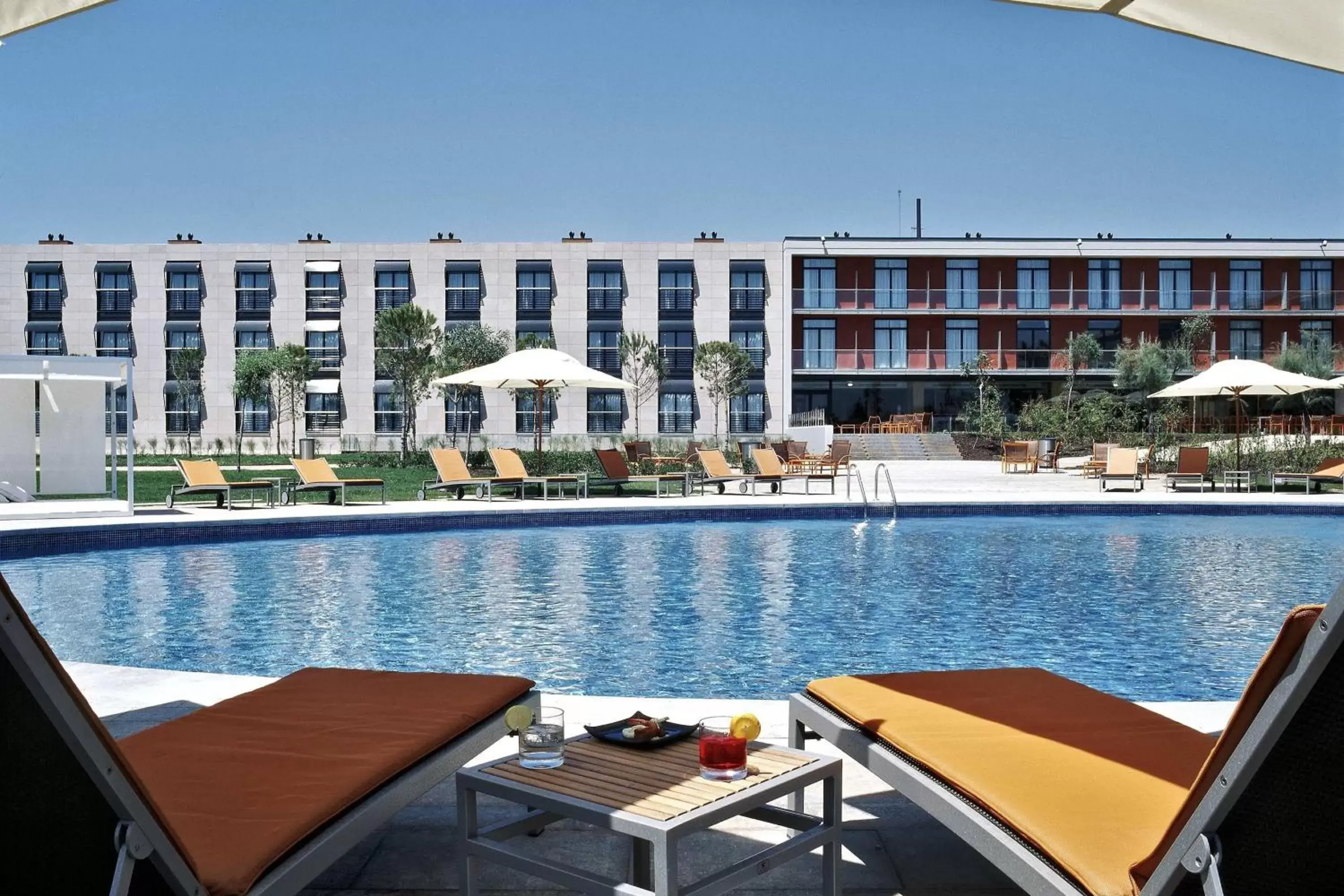 Swimming Pool in AC Hotel Gavà Mar Airport by Marriott