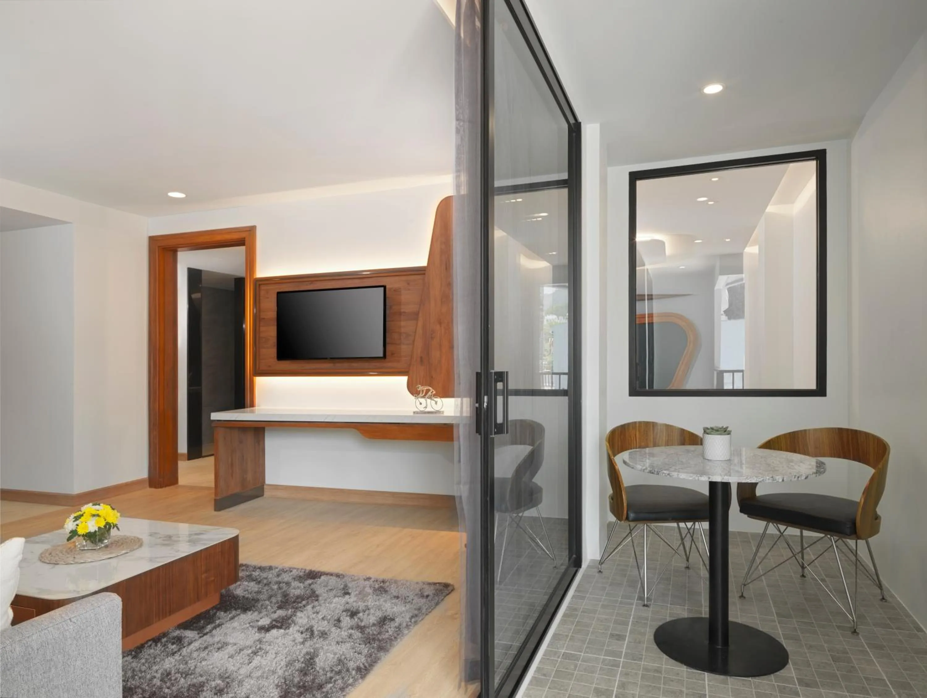 Seating area in The Oceanic Sportel Phuket - SHA Extra Plus