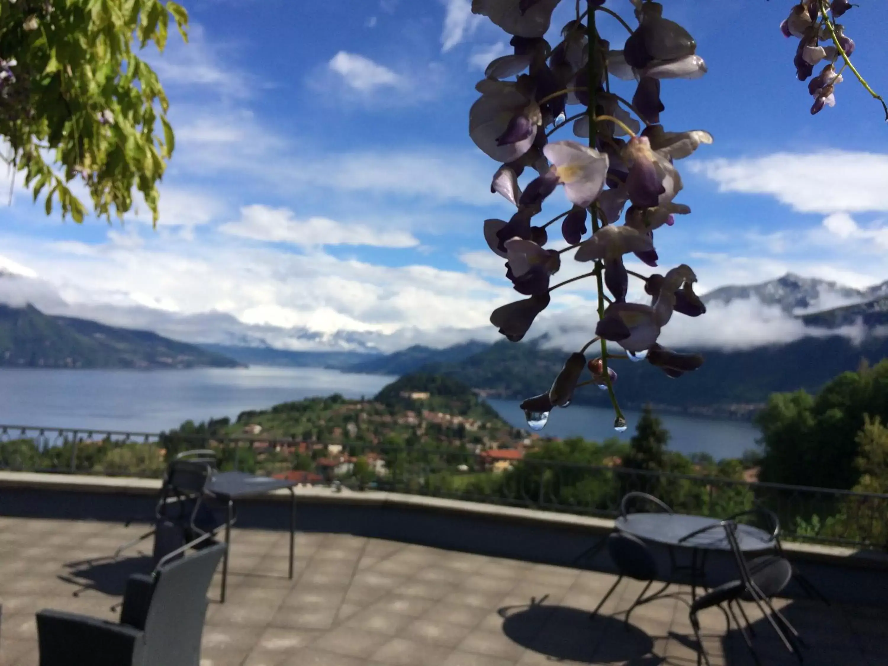 Balcony/Terrace in Hotel Il Perlo Panorama