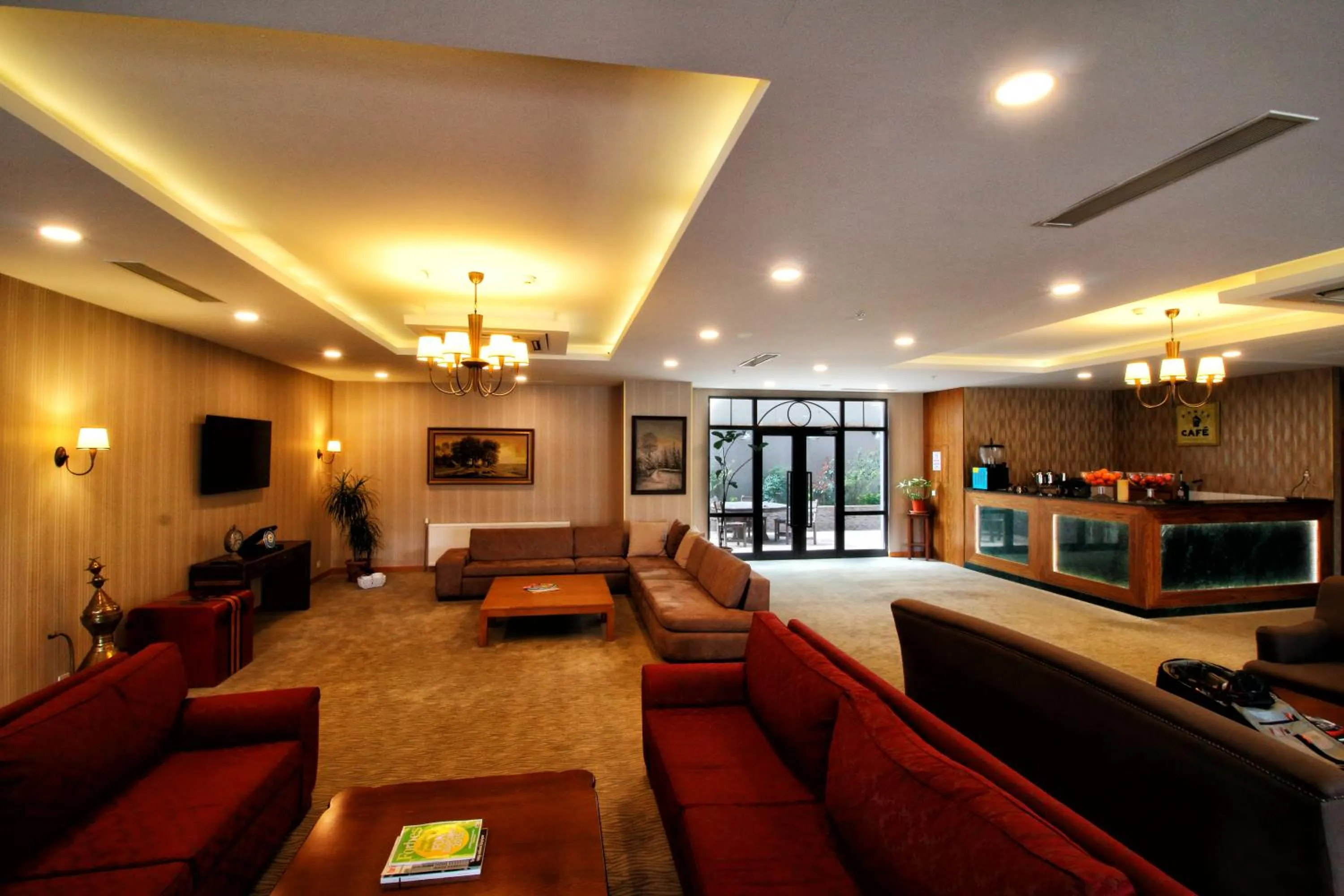 Lobby or reception in Sarissa Hotel