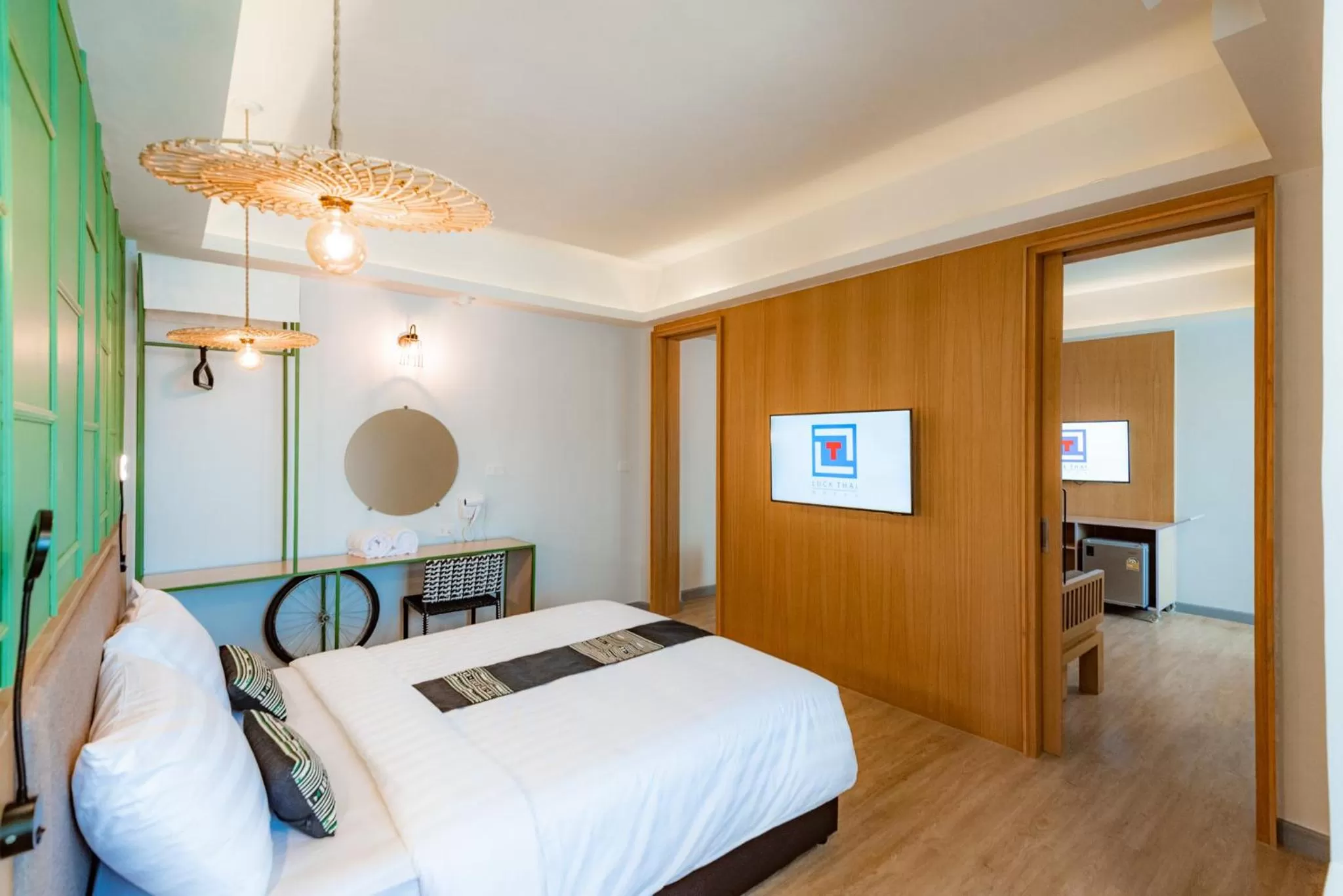 Bed in Luck Thai Hotel