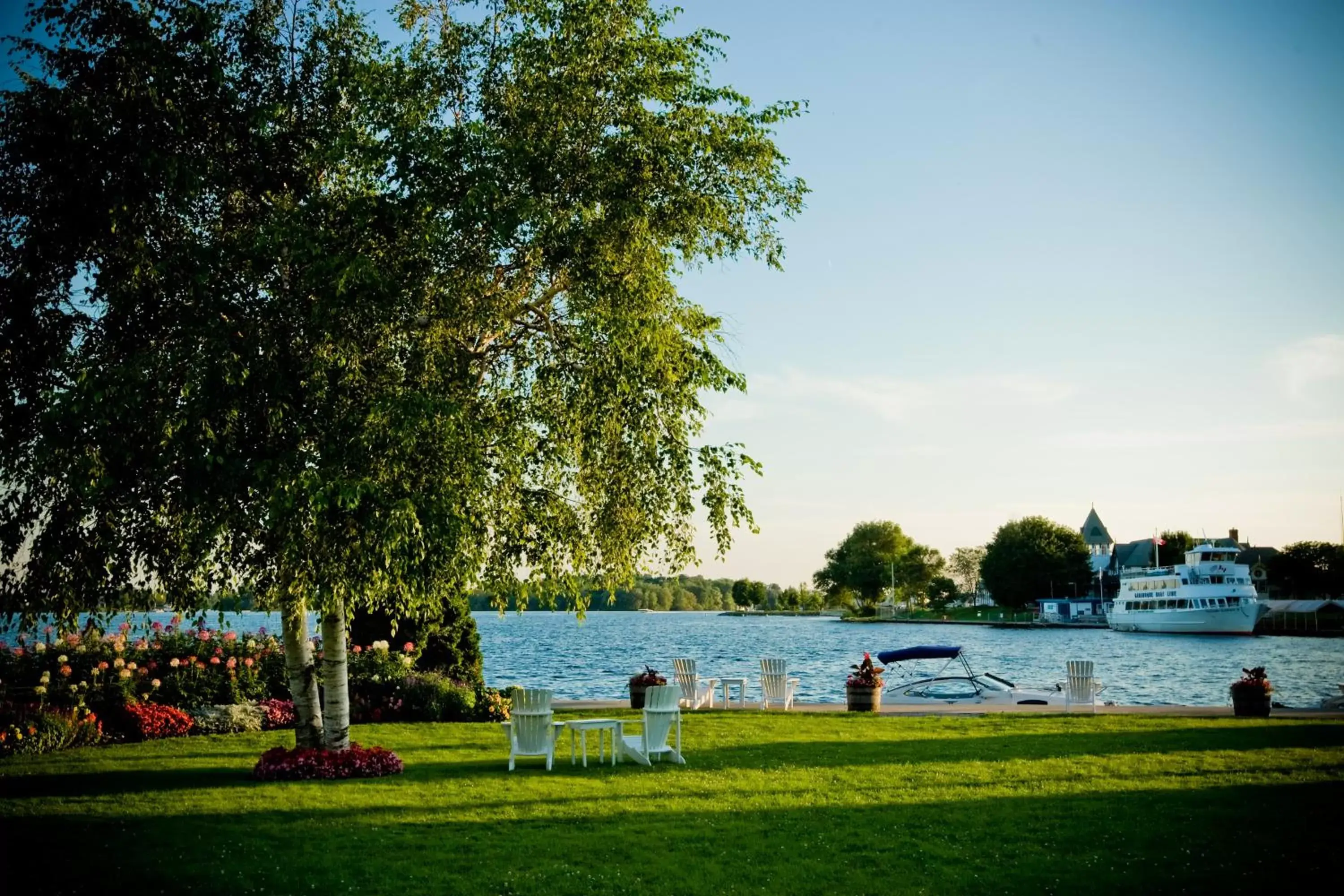 River view, Garden in The Gananoque Inn & Spa