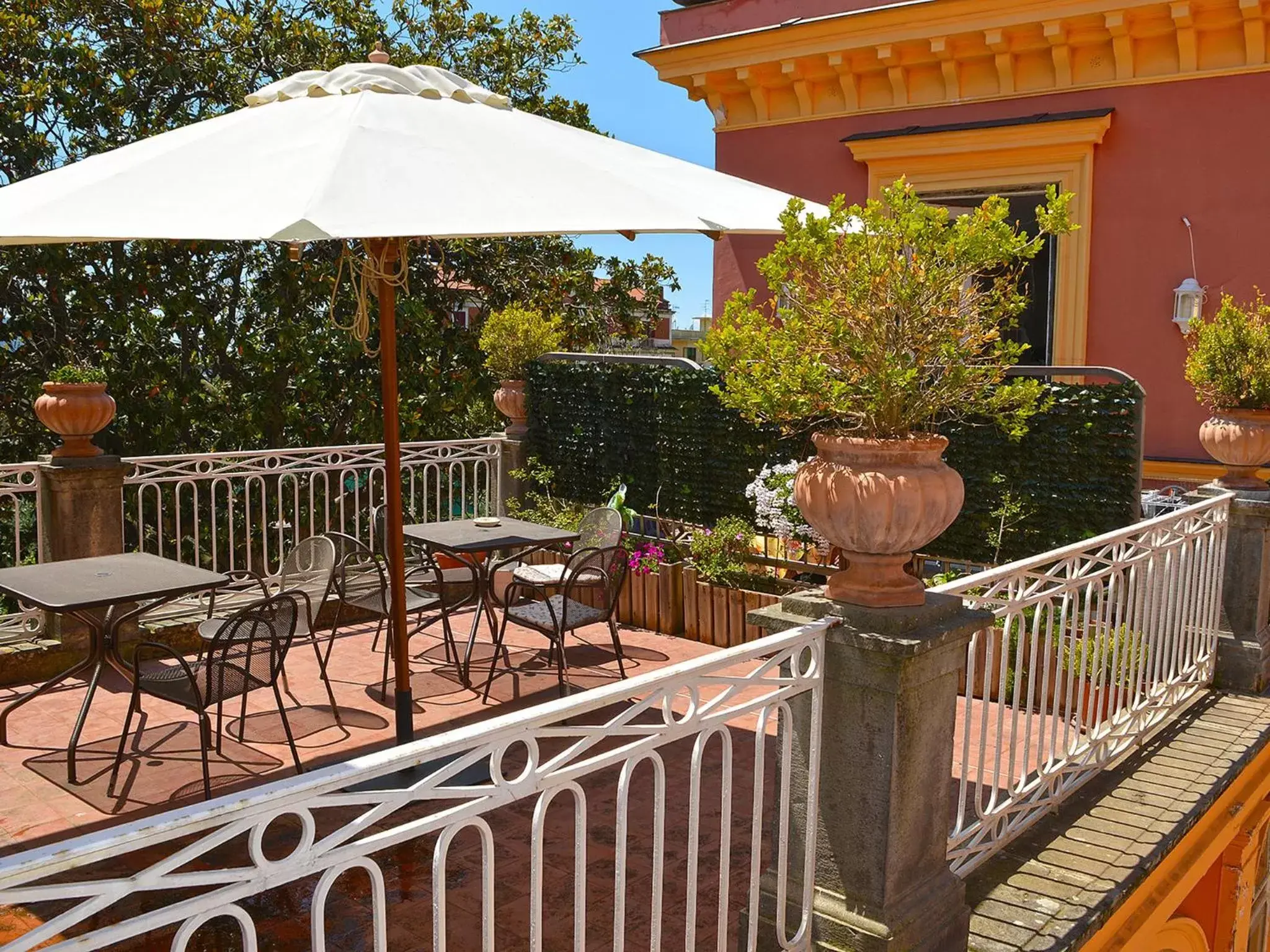 Balcony/Terrace in The Secret Garden Relais