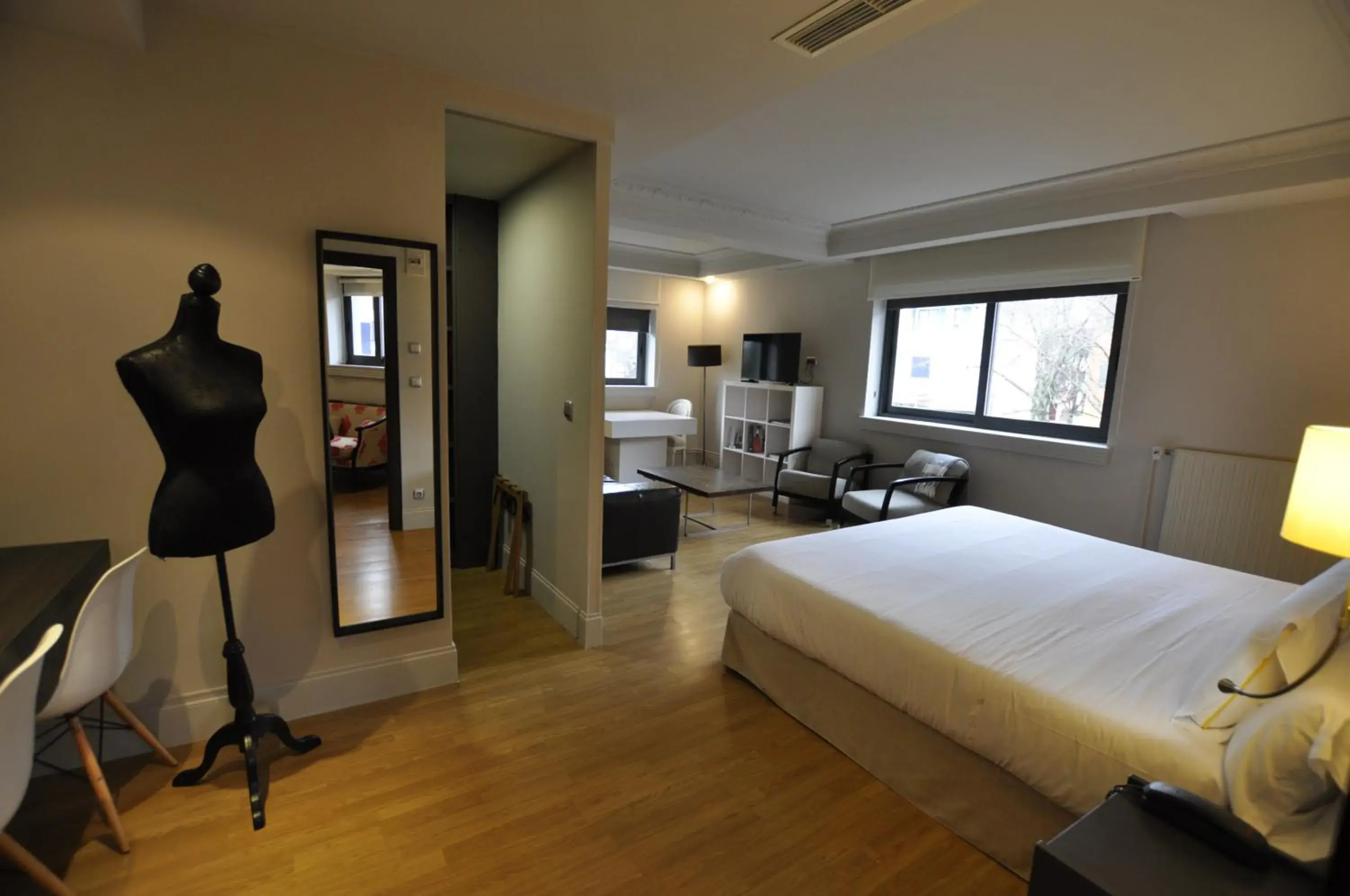 Bed in Hotel Rio Bidasoa Bed in Hotel Rio Bidasoa