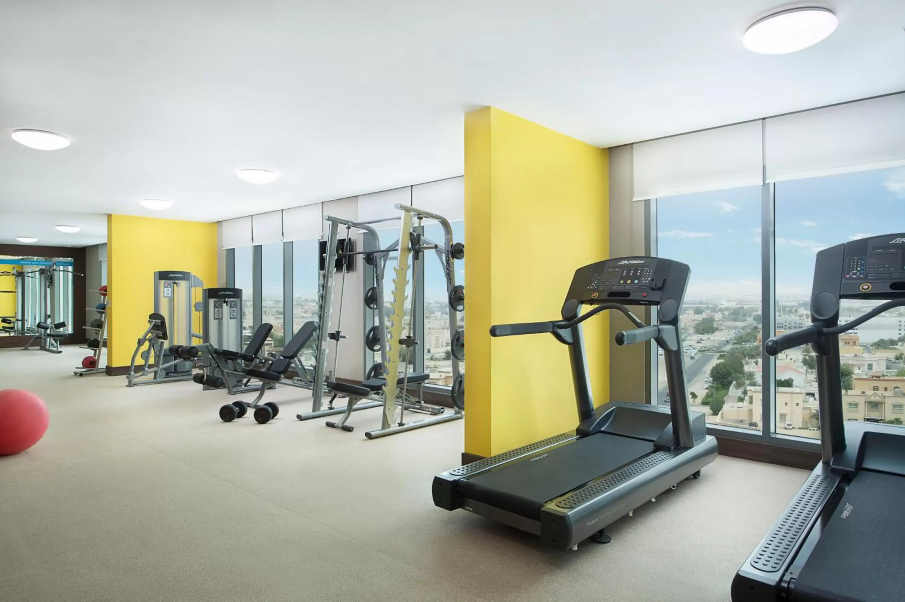 Property building, Fitness Center/Facilities in Hampton By Hilton Dubai Airport