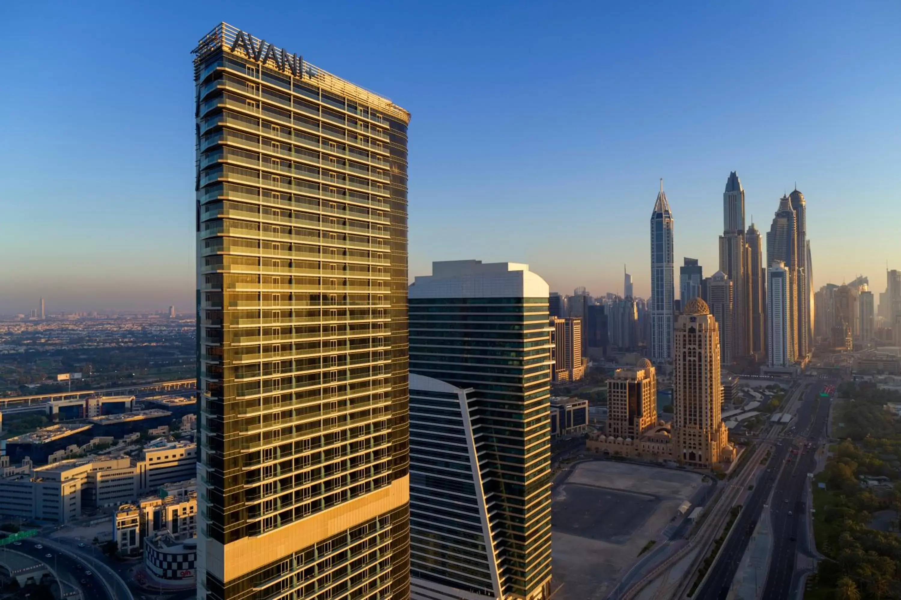 Property building in Avani Plus Palm View Dubai Hotel & Suites