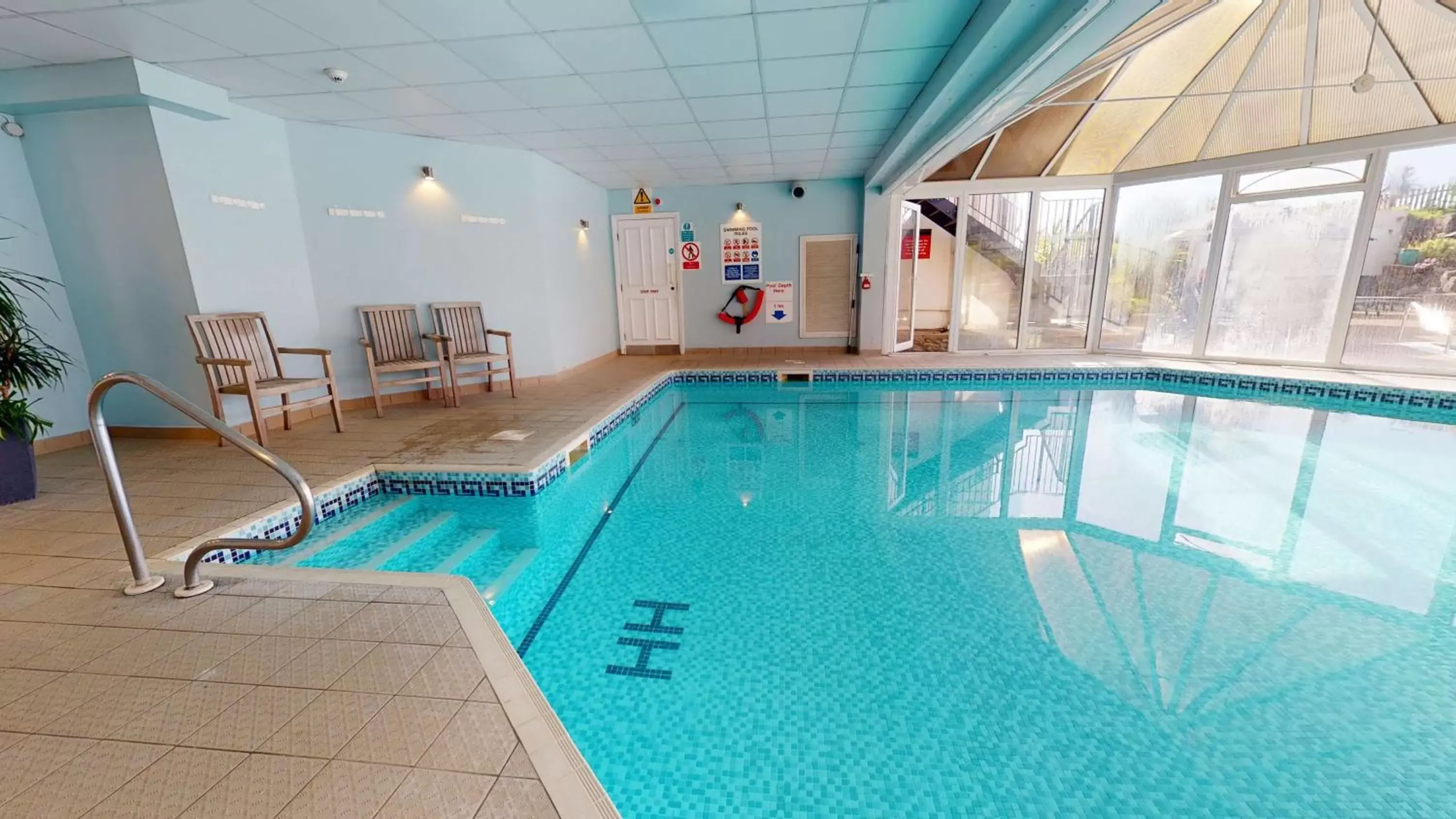 Pool view, Swimming Pool in Bournemouth Carlton Hotel, BW Signature Collection