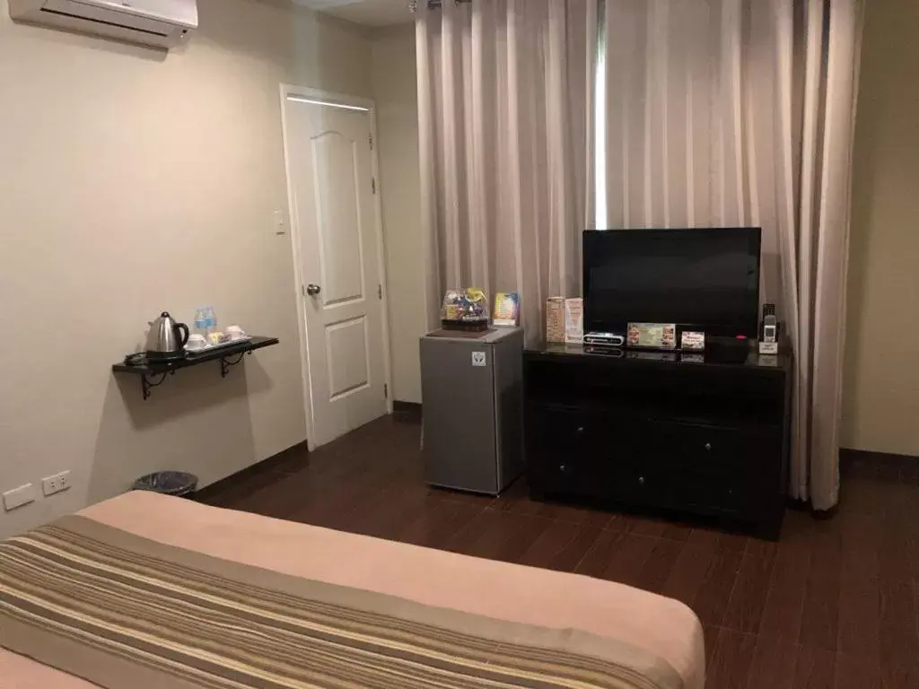 TV/Entertainment Center in Prism Hotel